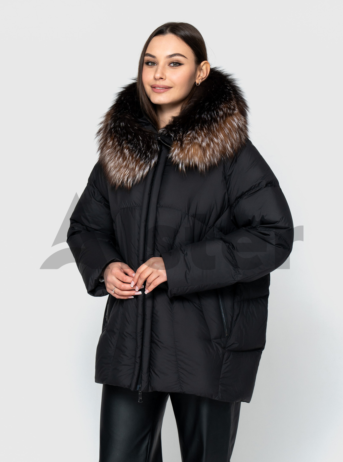 Женский пуховик Olanmear 99735 Шоколадный M (OLN99735М-07): фото - Alster.ua