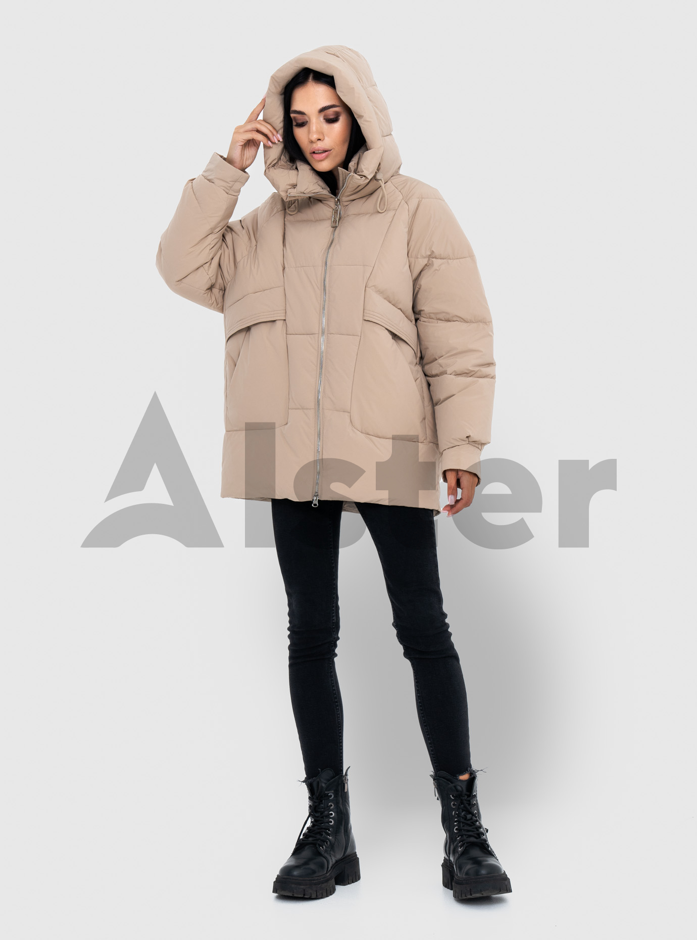 Зимняя женская куртка Olanmear 920 Бежевый S (OLN920-06): фото - Alster.ua