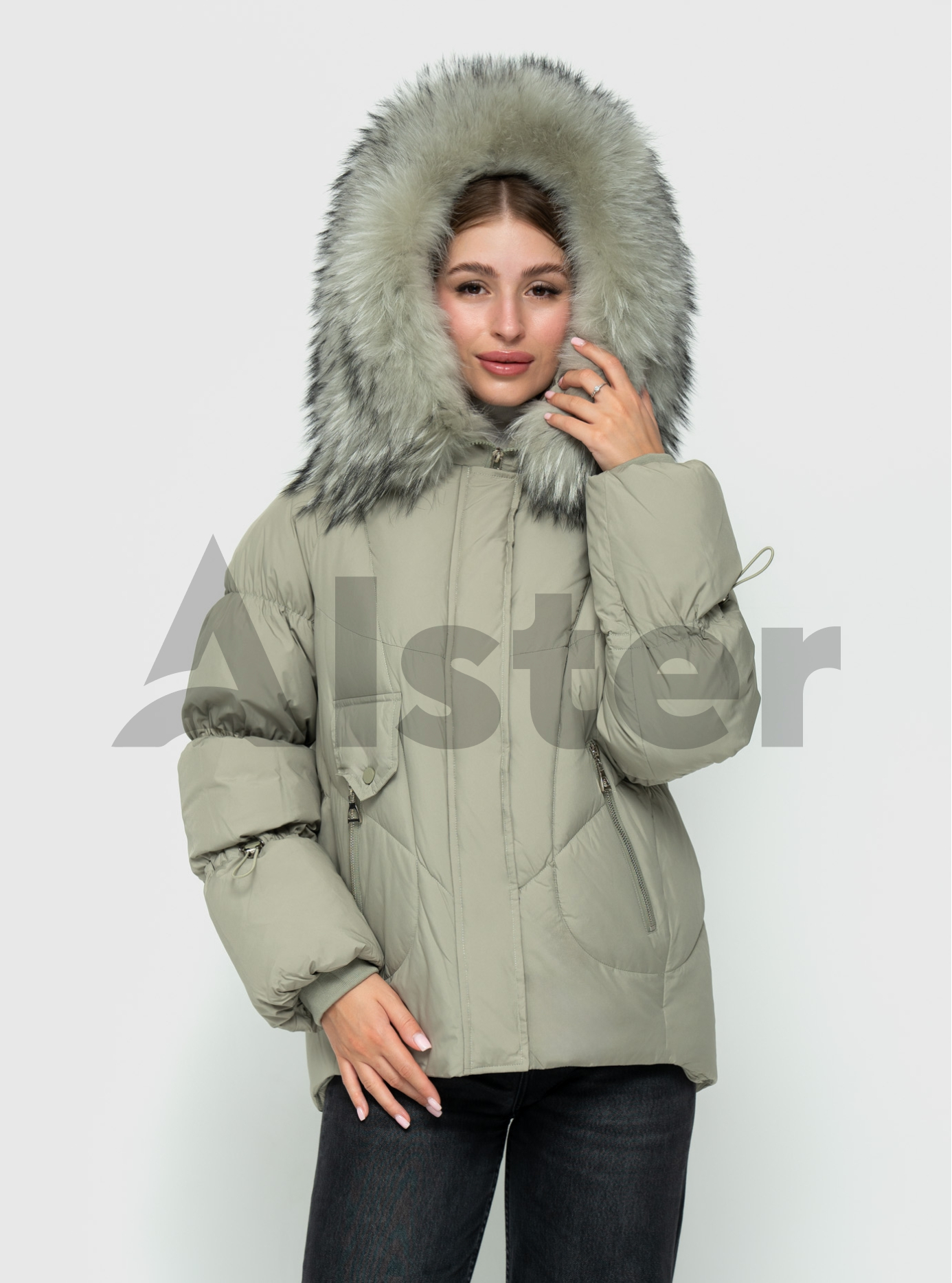 Зимняя короткая куртка Olanmear 99691M c мехом Серо-зелёный M (OLN99691M-07): фото - Alster.ua Зимняя короткая куртка Olanmear 99691M c мехом Серо-зелёный M (OLN99691M-07): фото - Alster.ua