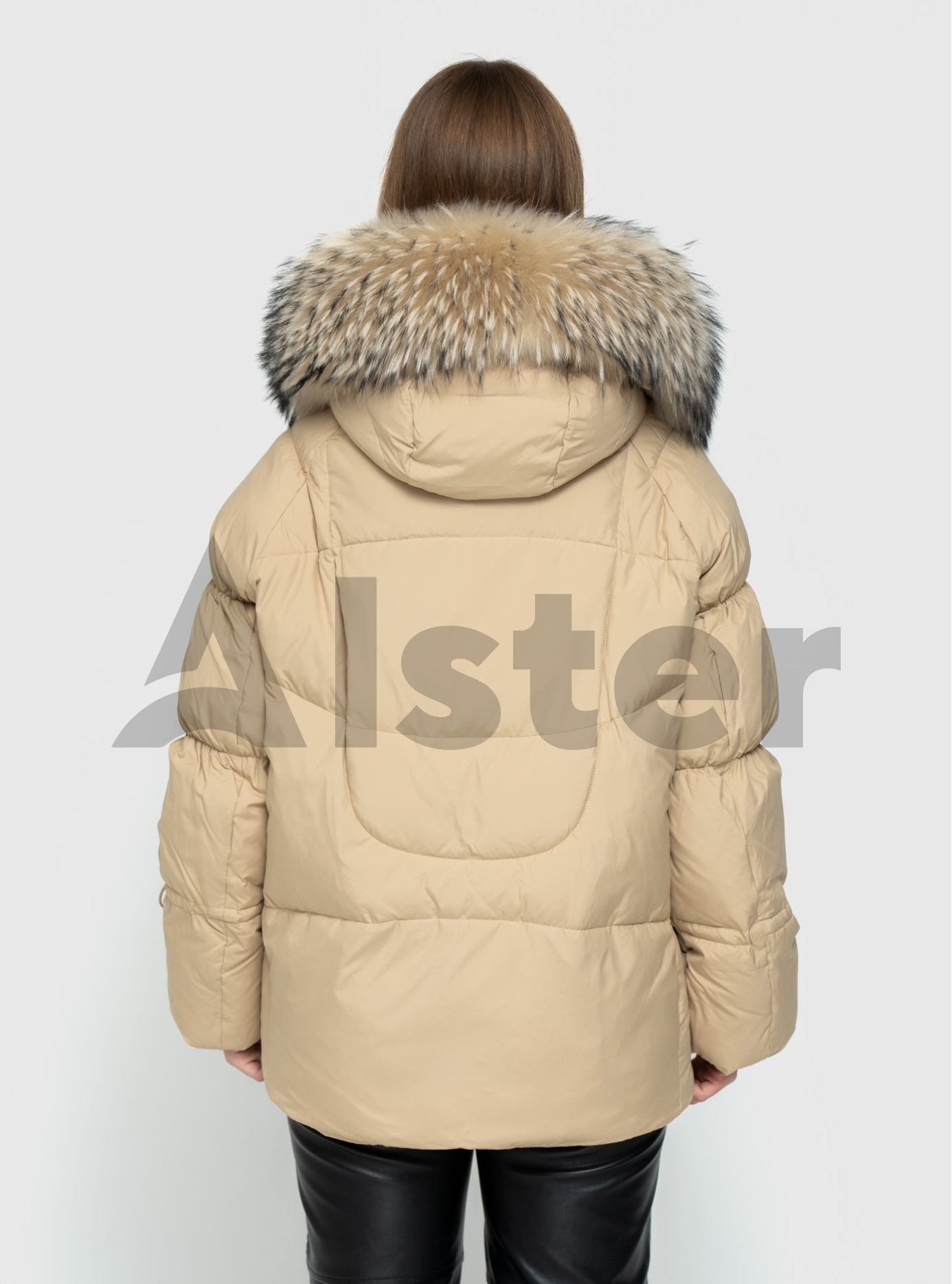 Зимняя короткая куртка Olanmear 99691M c мехом Золото XL (OLN99691M-19): фото - Alster.ua