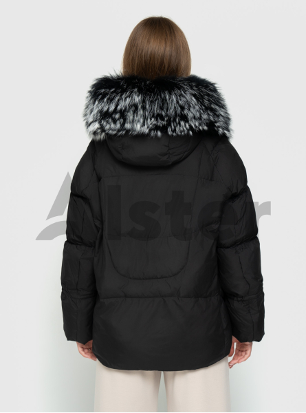 Зимняя короткая куртка Olanmear 99691M c мехом