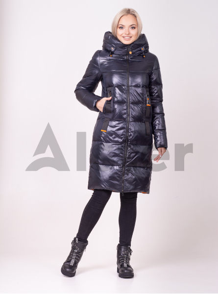 Куртка зимняя длинная прямого фасона