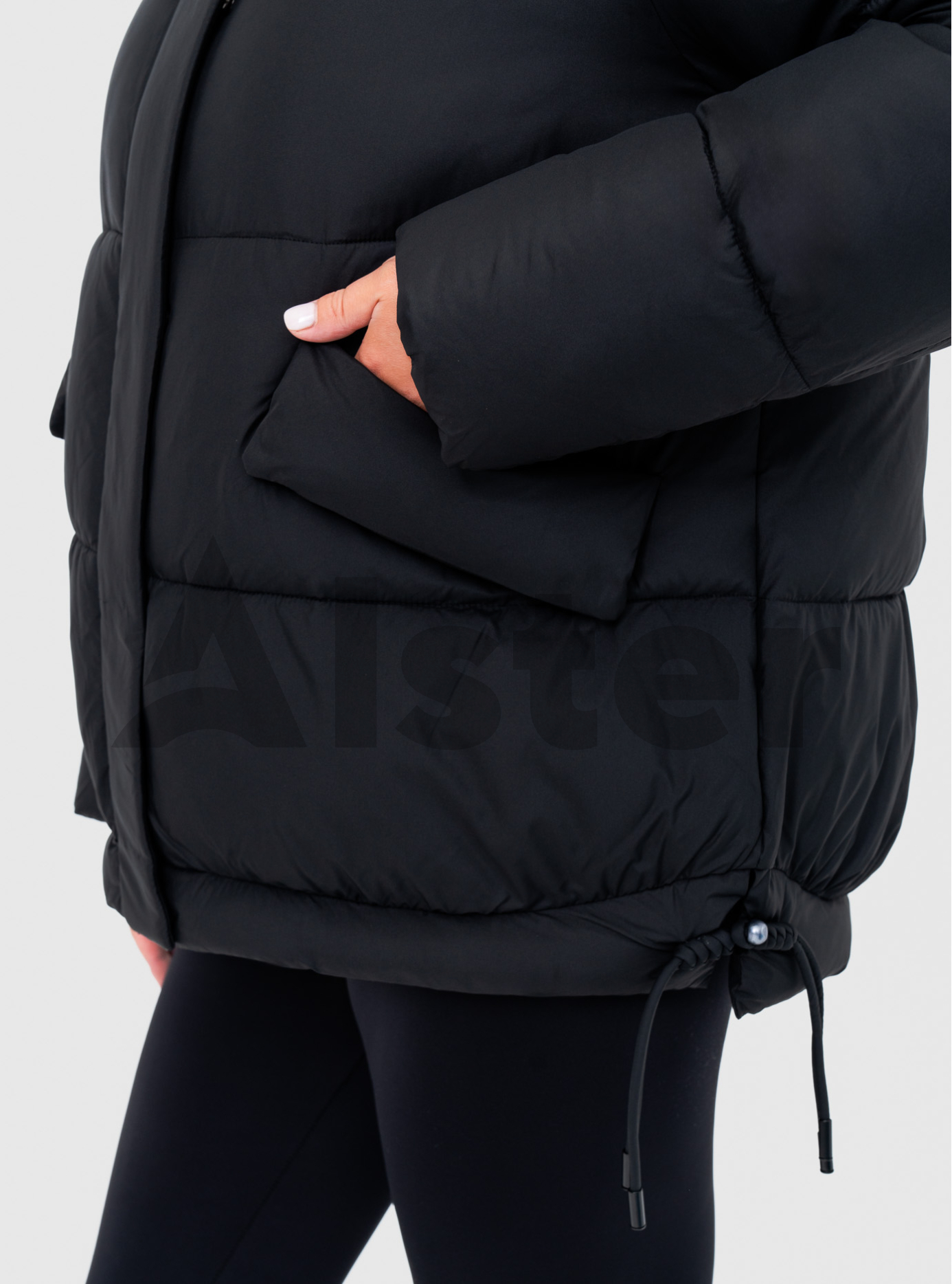 Женская зимняя куртка с мехом QARLEVAR 7007-1 Чёрный 56 (QRL7007-1-05): фото - Alster.ua