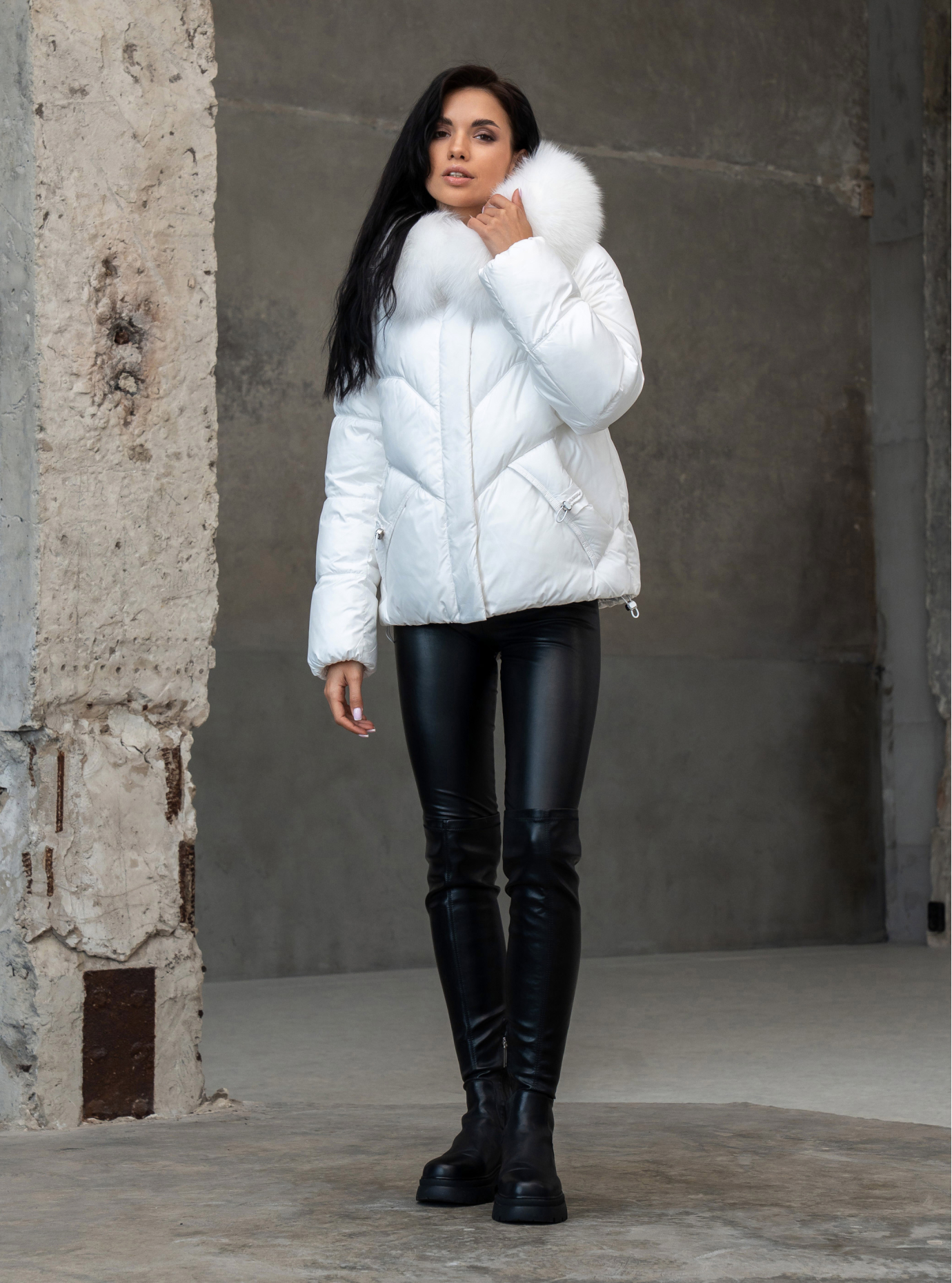 Зимняя куртка женская QARLEVAR 511 Белый 46 (25QRL511-03): фото - Alster.ua