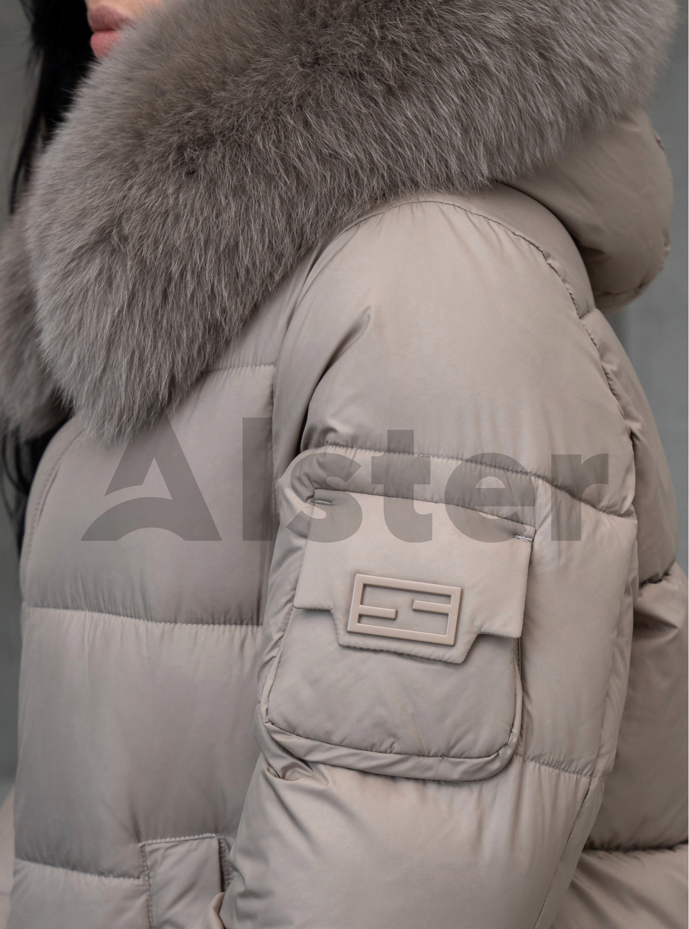 Женская зимняя куртка с мехом QARLEVAR 590 Какао 42 (25QRL590-16): фото - Alster.ua