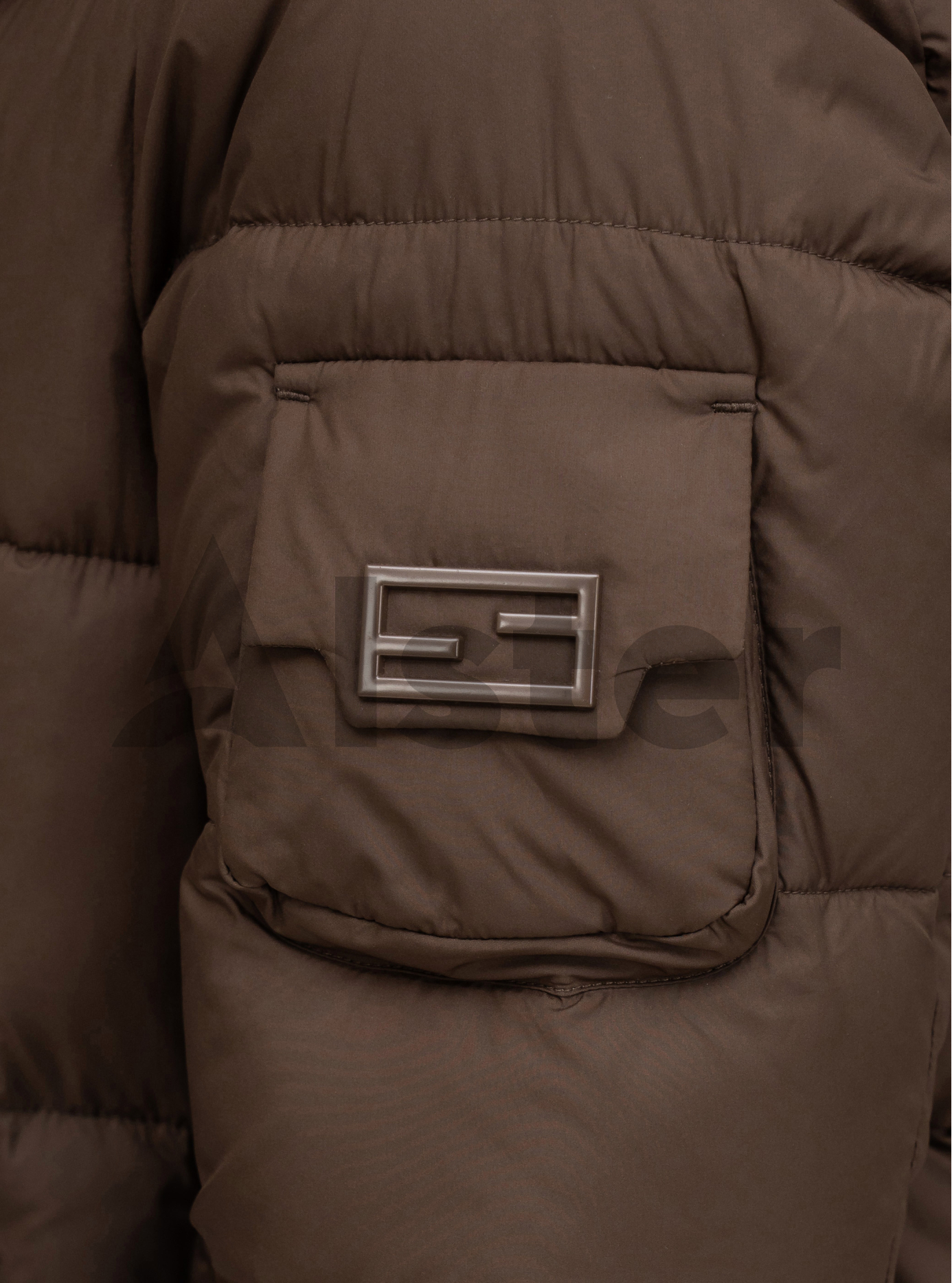 Женская зимняя куртка с мехом QARLEVAR 590 Кофейный 50 (25QRL590-15): фото - Alster.ua