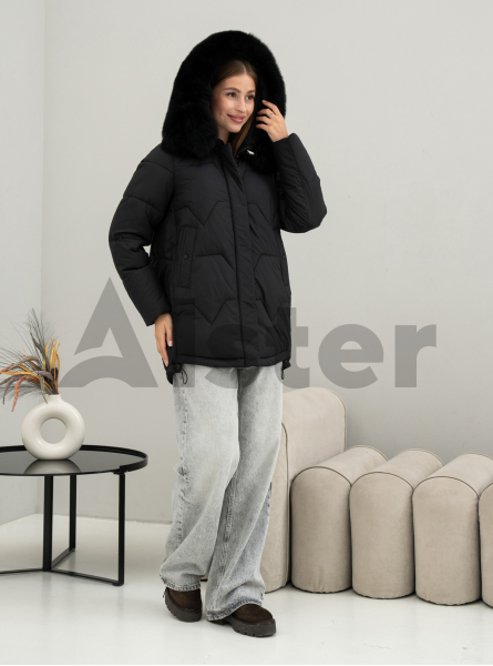 Женская куртка QARLEVAR 6020 с натуральным мехом