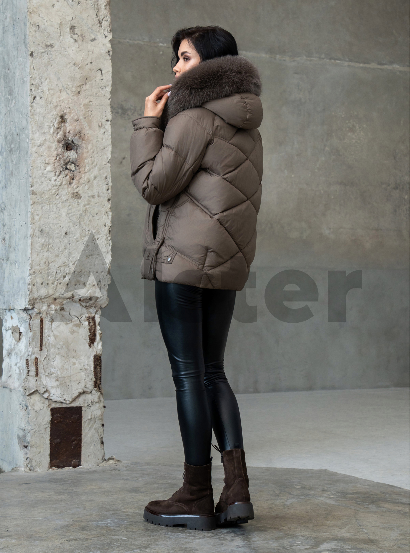 Женская зимняя куртка QARLEVAR 25QRL605H Коричневый 46 (25QRL605H-08): фото - Alster.ua