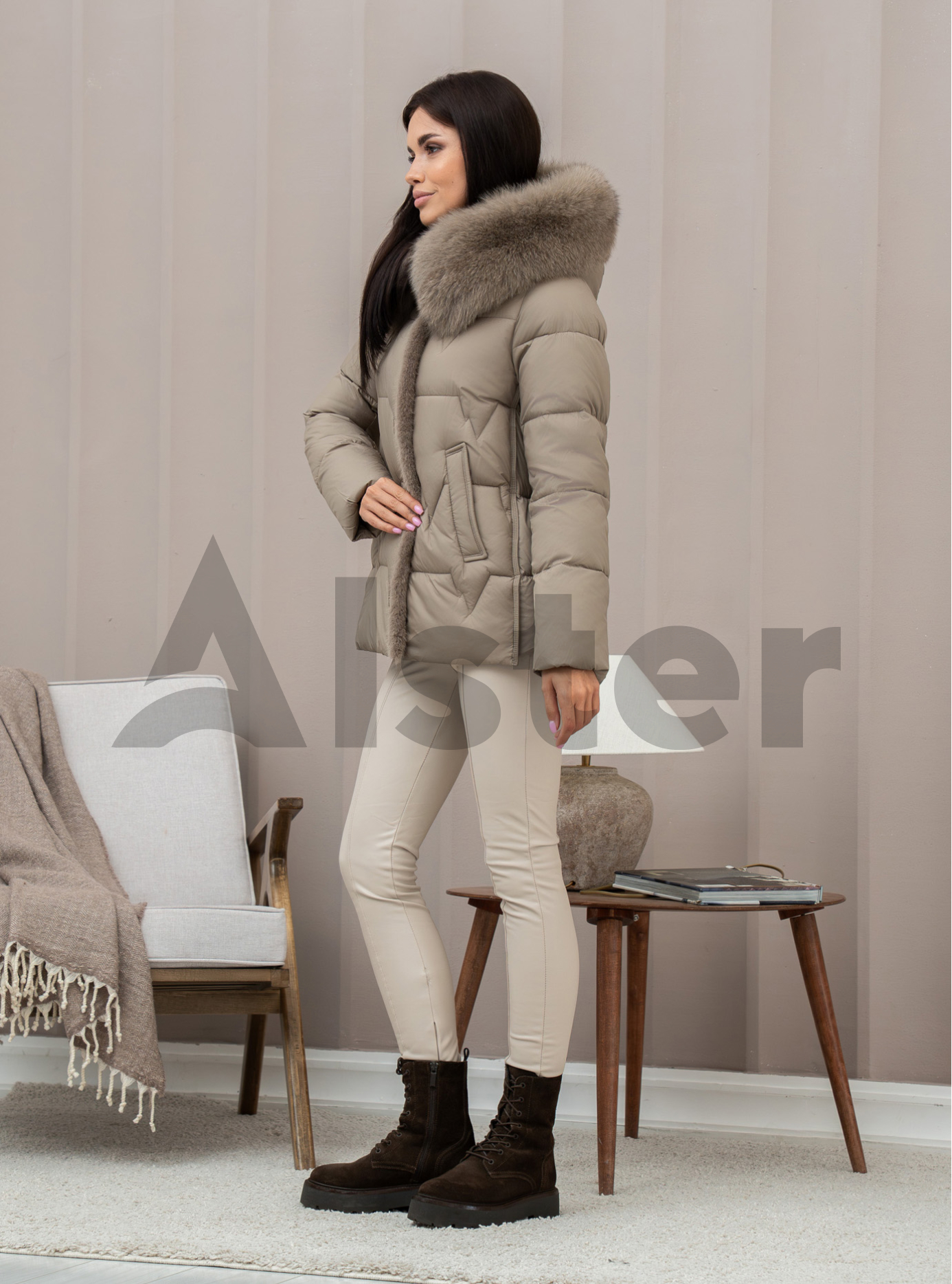 Женская зимняя куртка с мехом QARLEVAR 6070 Бежевый 50 (25QRL6070-20): фото - Alster.ua Женская зимняя куртка с мехом QARLEVAR 6070 Бежевый 50 (25QRL6070-20): фото - Alster.ua