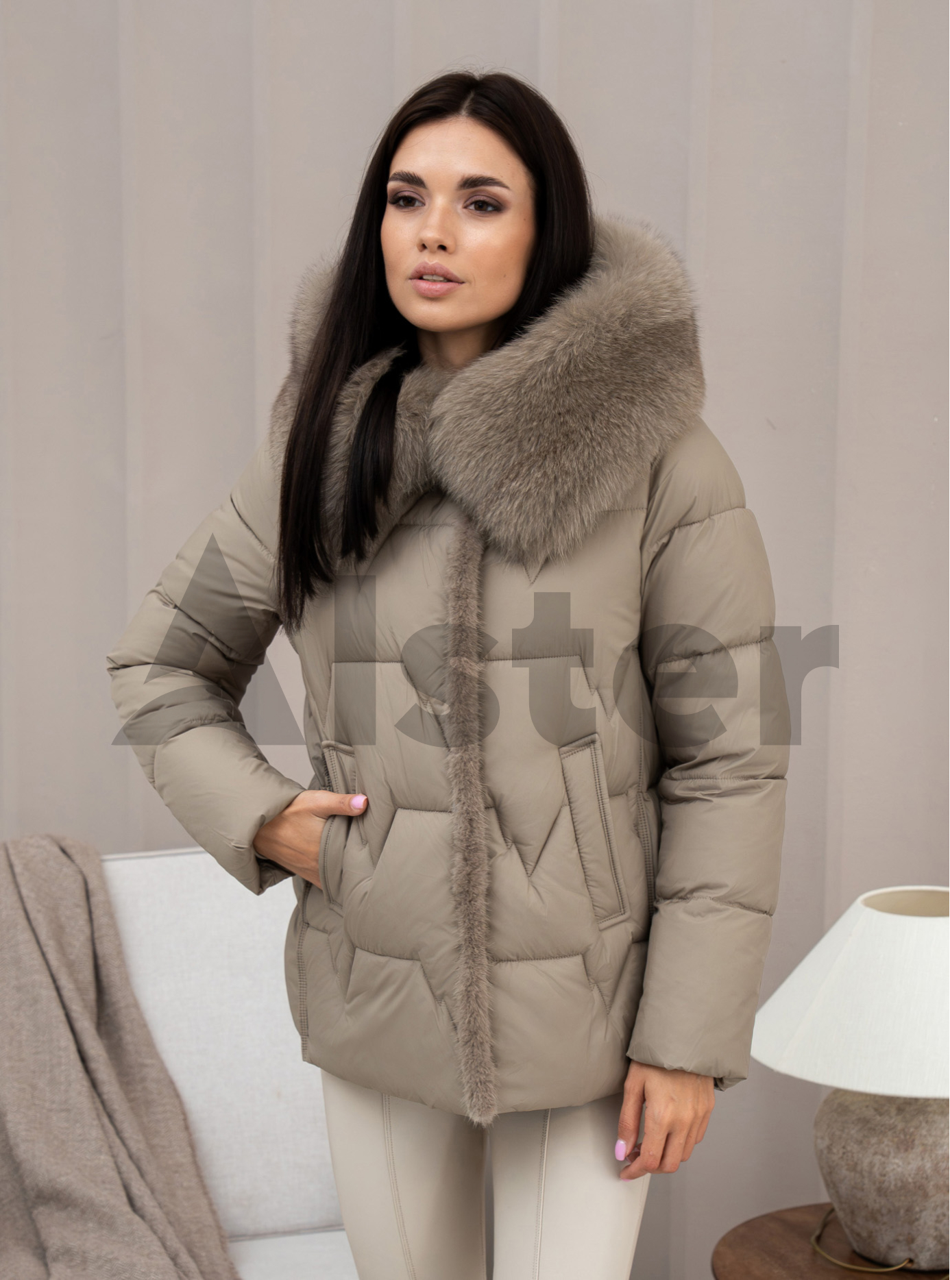 Женская зимняя куртка с мехом QARLEVAR 6070 Бежевый 50 (25QRL6070-20): фото - Alster.ua Женская зимняя куртка с мехом QARLEVAR 6070 Бежевый 50 (25QRL6070-20): фото - Alster.ua