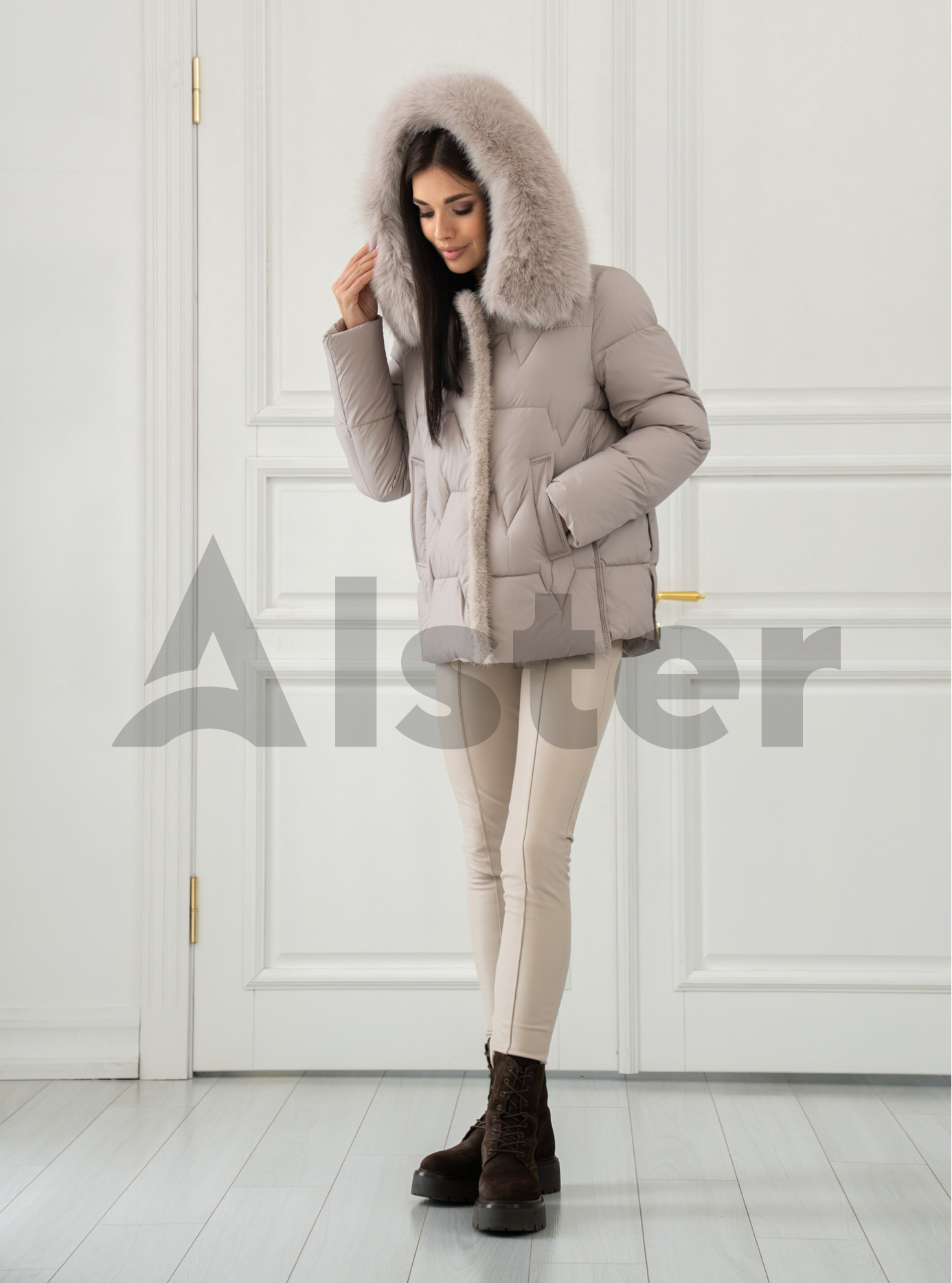 Женская зимняя куртка с мехом QARLEVAR 6070 Пудровый 46 (25QRL6070-13): фото - Alster.ua Женская зимняя куртка с мехом QARLEVAR 6070 Пудровый 46 (25QRL6070-13): фото - Alster.ua