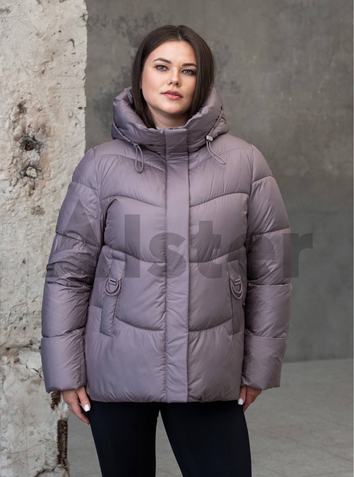 Женская зимняя куртка QARLEVAR 625 big size Сливовый 48 (25QRL625-01): фото - Alster.ua