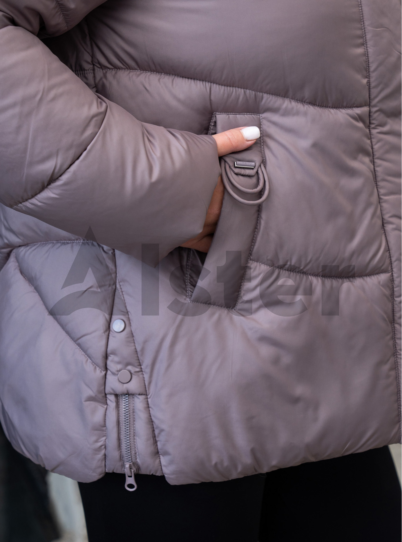 Женская зимняя куртка QARLEVAR 625 big size Сливовый 48 (25QRL625-01): фото - Alster.ua