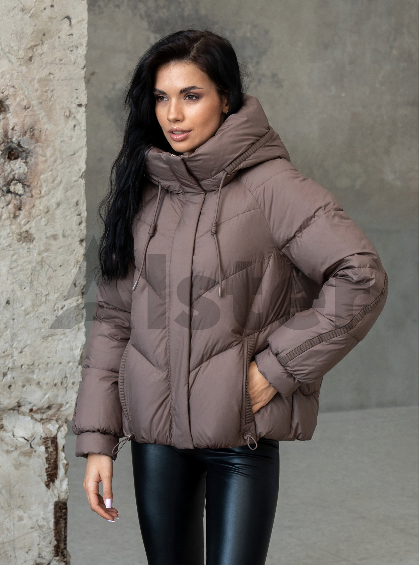 Женская зимняя куртка QARLEVAR 628 Карамель 46 (25QRL628-23): фото - Alster.ua