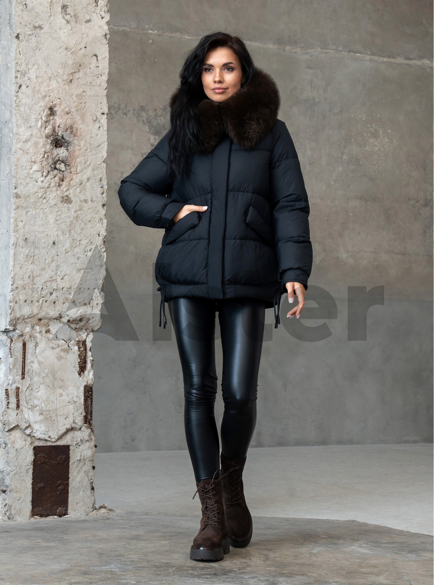 Женская зимняя куртка с мехом QARLEVAR 7007 Визон 48 (QRL7007-53): фото - Alster.ua