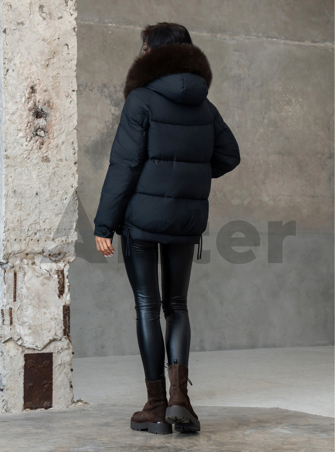 Женская зимняя куртка с мехом QARLEVAR 7007 Визон 48 (QRL7007-53): фото - Alster.ua