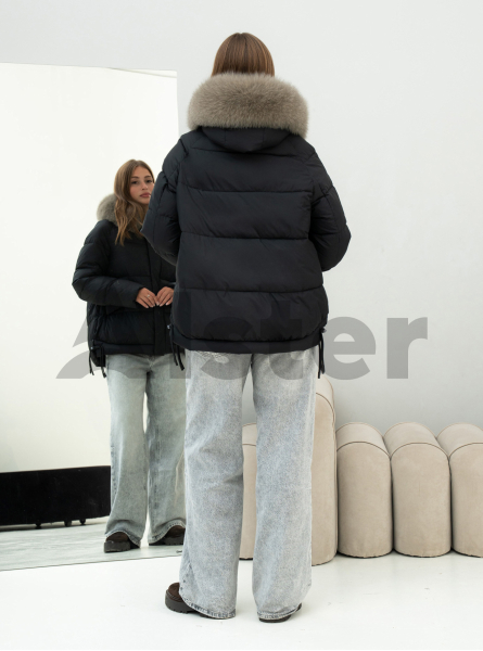 Женская зимняя куртка с мехом QARLEVAR 7007B