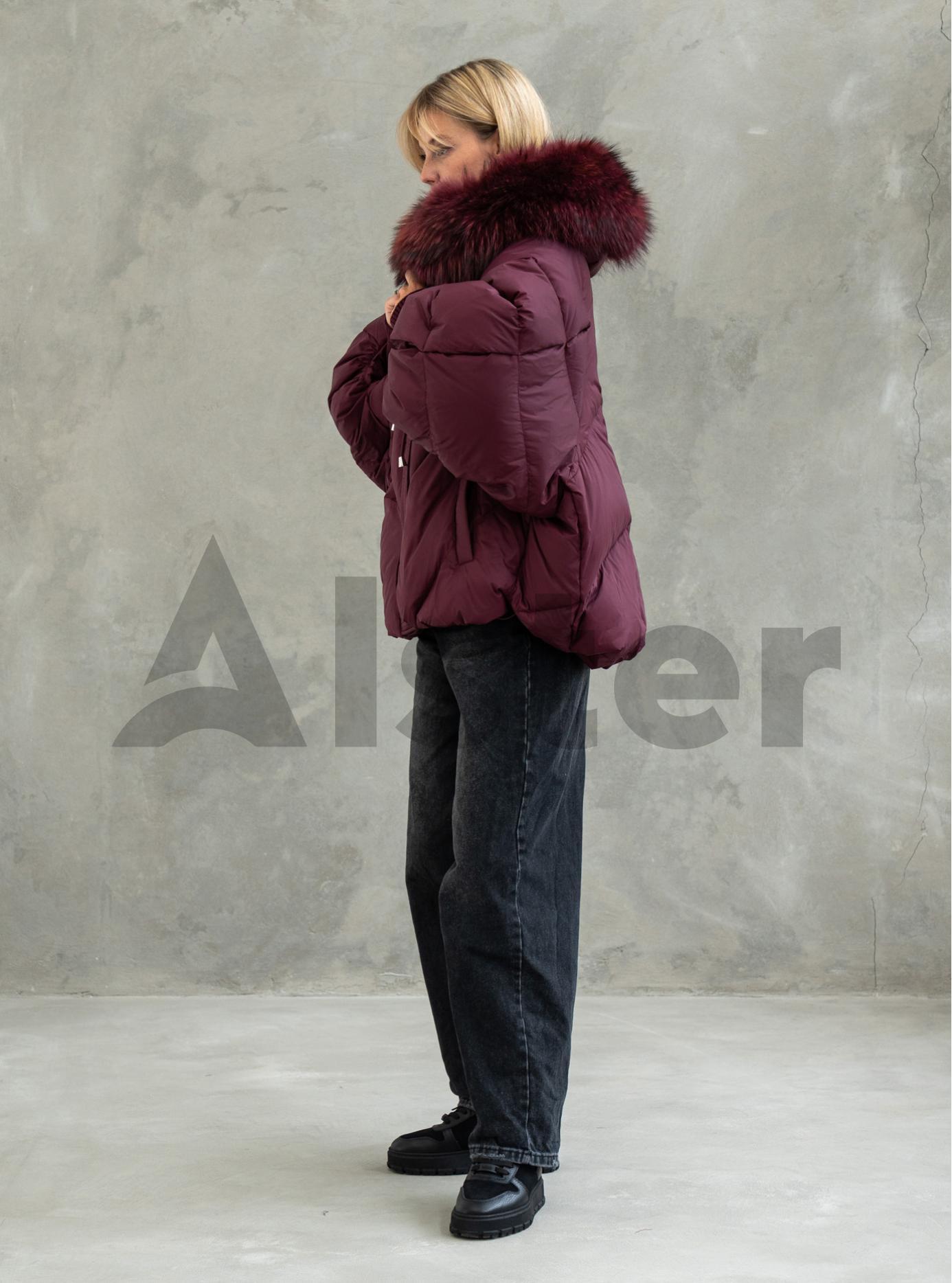 Женский пуховик Seventeen 511 (oversize) Бордовый M (26SVN511-08): фото - Alster.ua