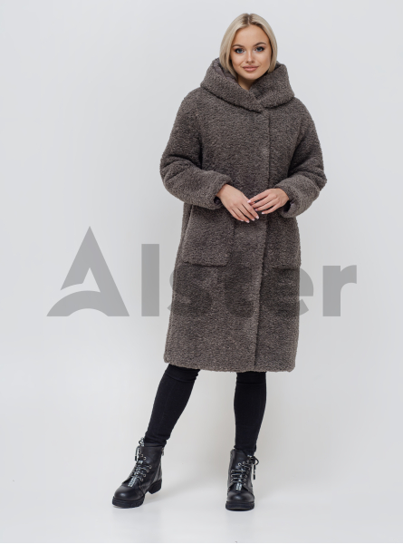 Шубка-пальто двусторонняя зимняя