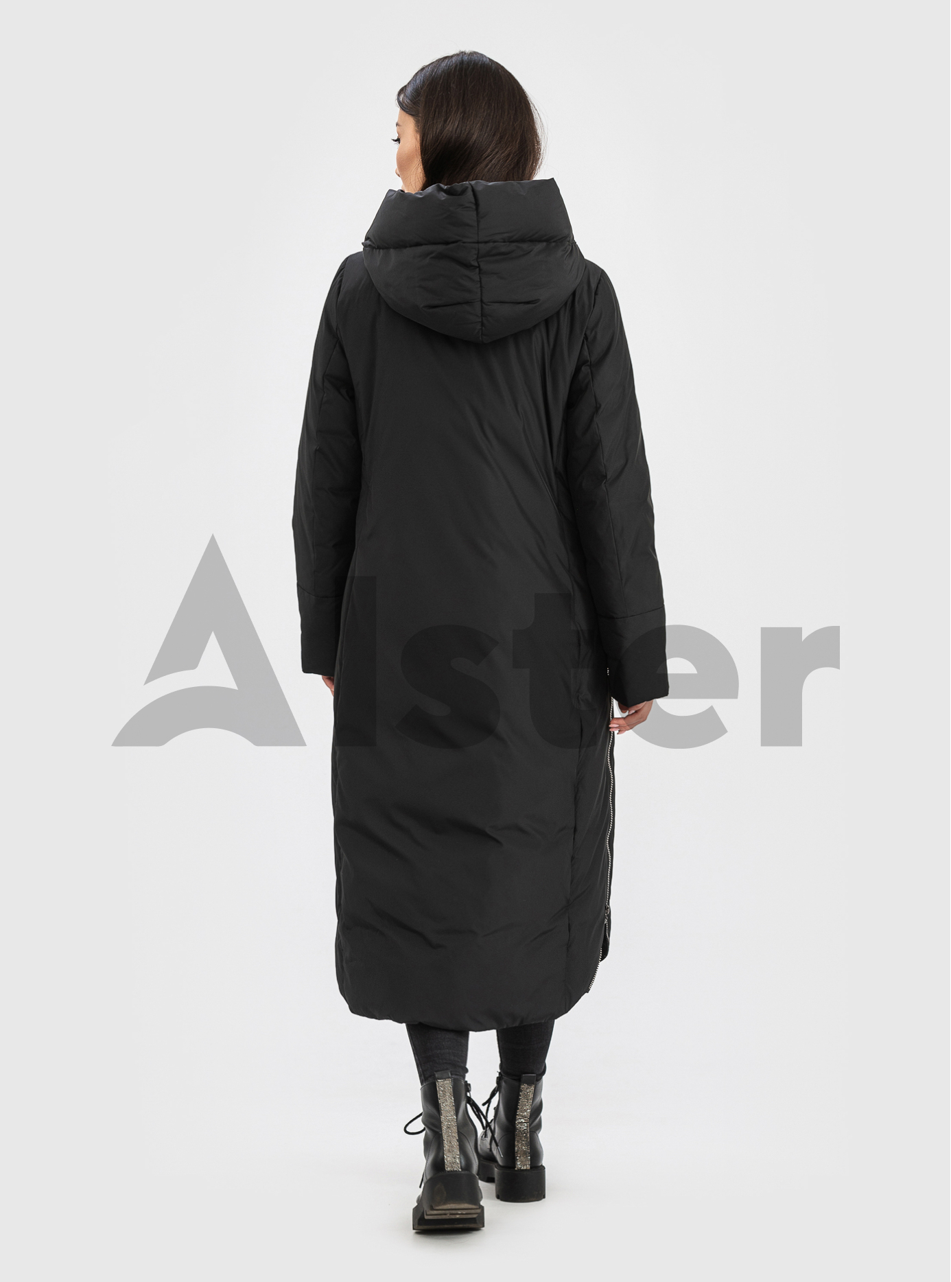Длинный женский пуховик SNOW OWL Чёрный 2XL (21L208-15): фото - Alster.ua