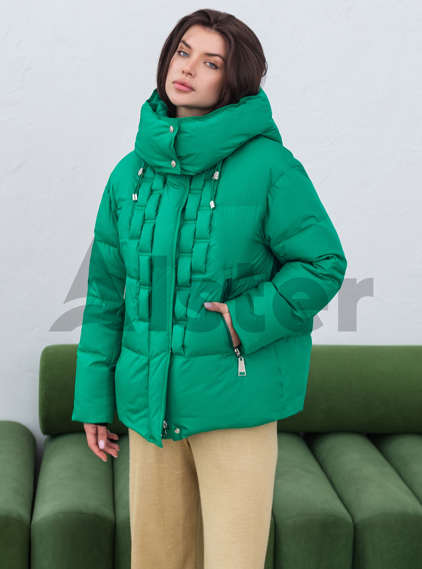 Женская зимняя куртка Snow Owl 23245 Оливковый XL (D23245-08): фото - Alster.ua