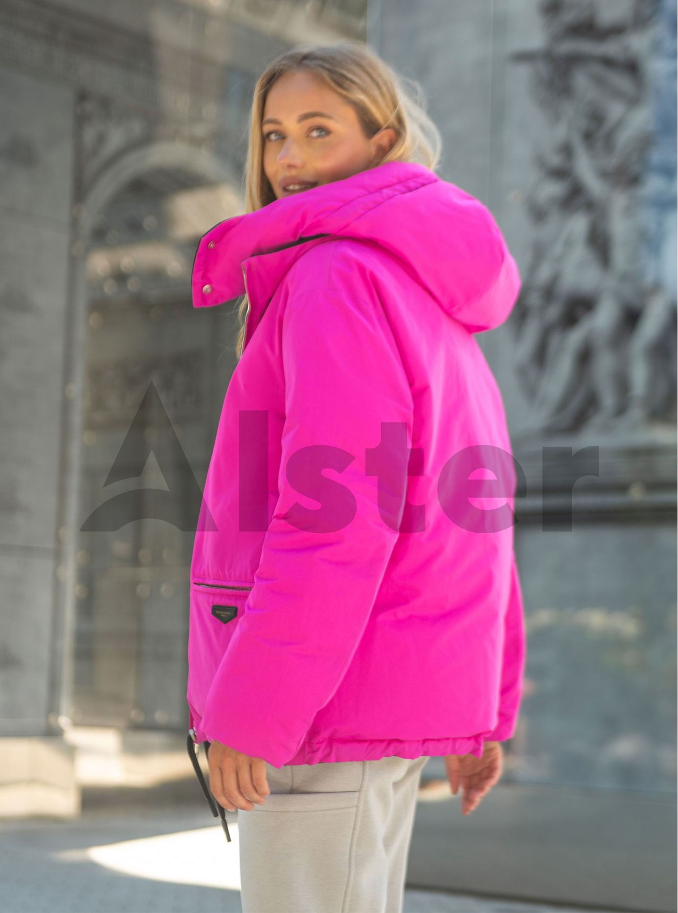 Двусторонняя женская зимняя куртка Snow Owl 23A240 Фуксия XL (23A240-04): фото - Alster.ua