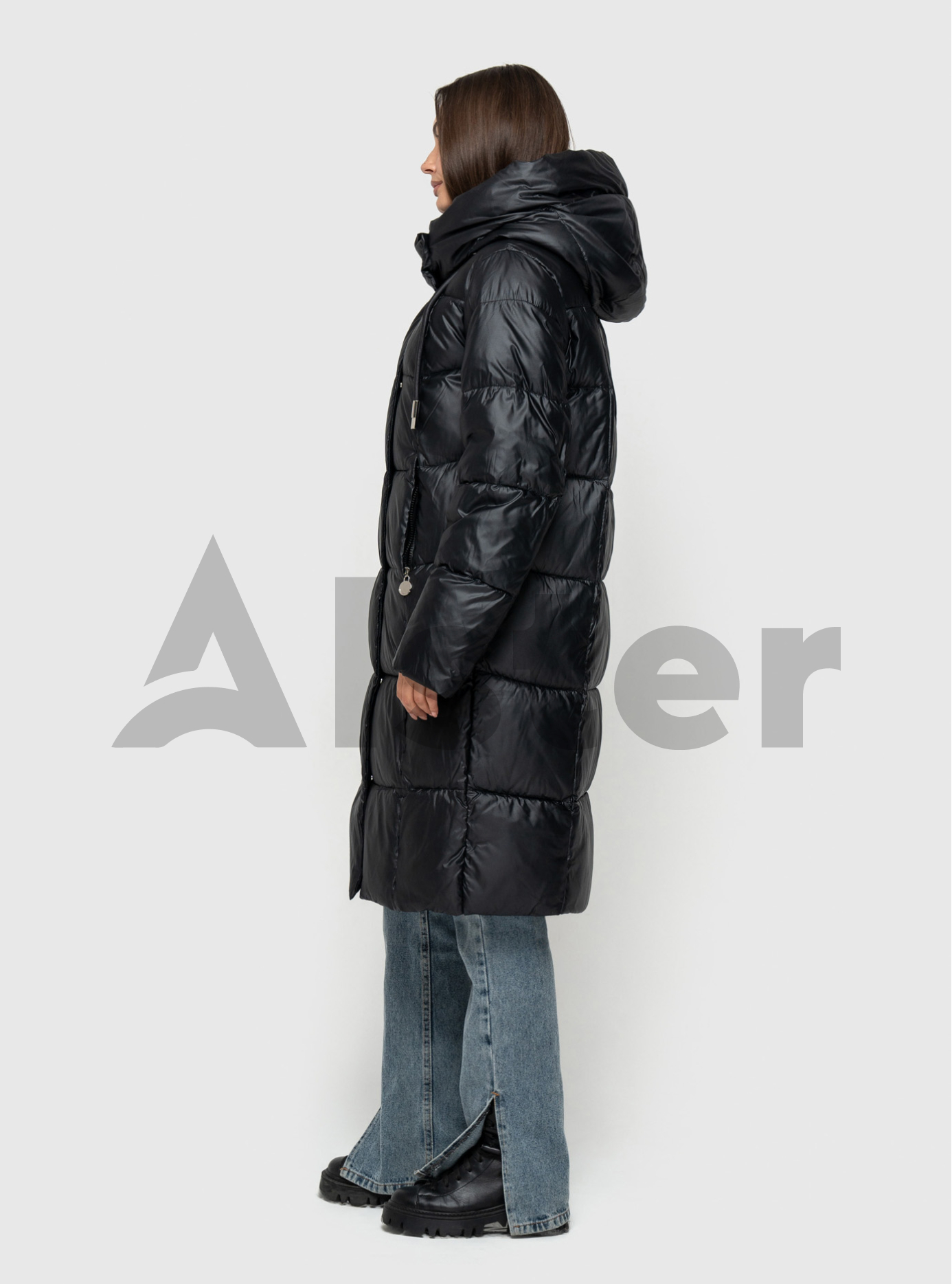 Длинный зимний пуховик Snow Owl 24S058 Чёрный XL (24S058-08): фото - Alster.ua