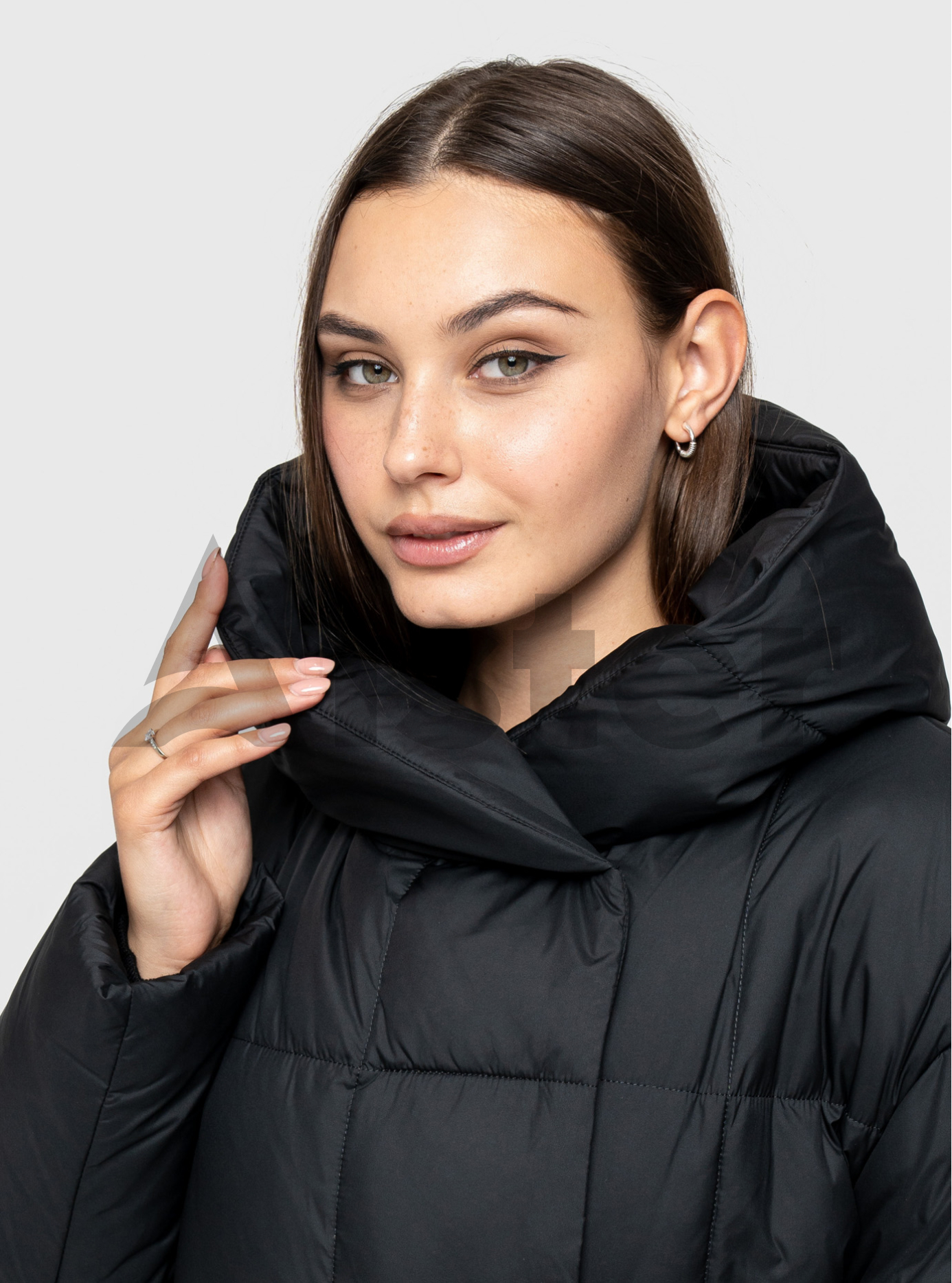 Длинный женский пуховик Snow Owl 24S253 Чёрный S (24S253-01): фото - Alster.ua