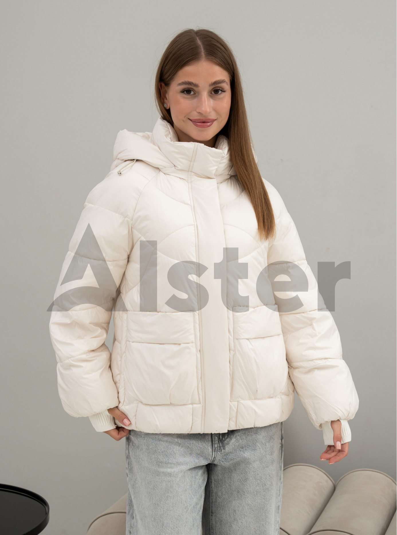 Женская зимняя куртка Snow Ow 25A145 Молоко XL (25A145-08): фото - Alster.ua