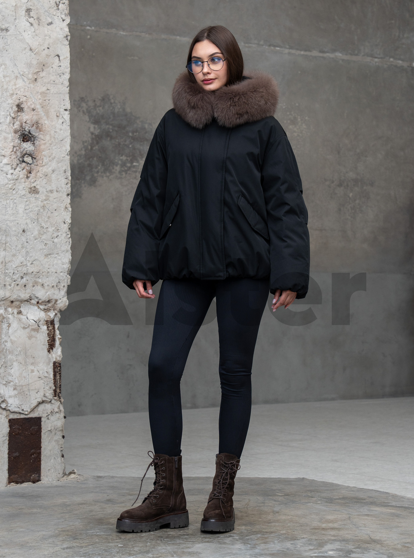 Женская зимняя куртка Snow Ow 25A161 Чёрный M (25A161-05): фото - Alster.ua