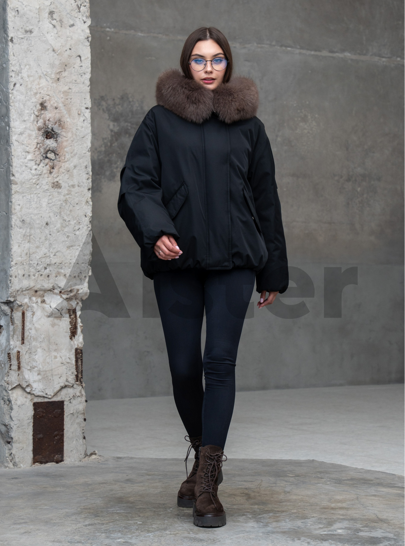 Женская зимняя куртка Snow Ow 25A161 Чёрный M (25A161-05): фото - Alster.ua