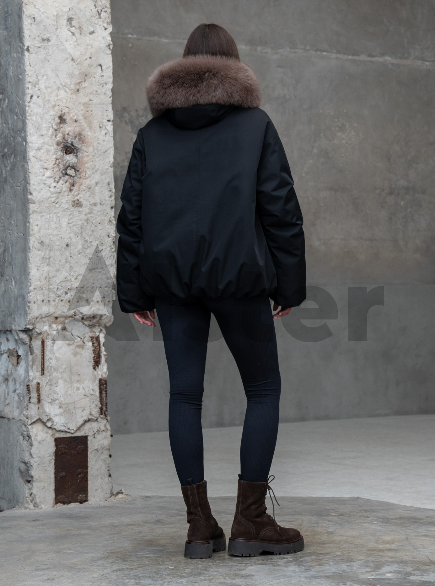 Женская зимняя куртка Snow Ow 25A161 Чёрный M (25A161-05): фото - Alster.ua
