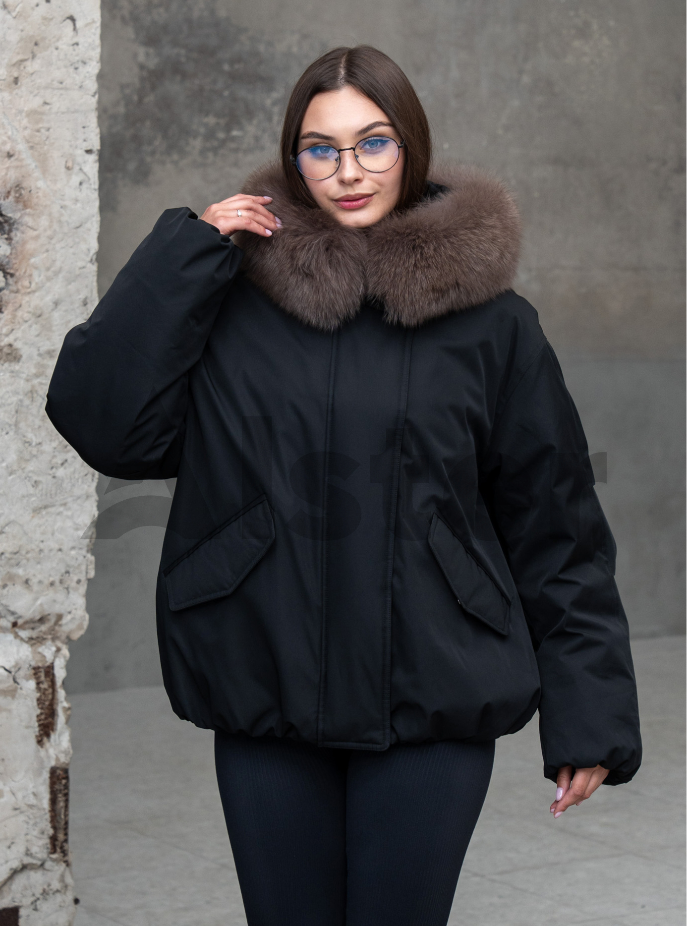 Женская зимняя куртка Snow Ow 25A161 Чёрный M (25A161-05): фото - Alster.ua