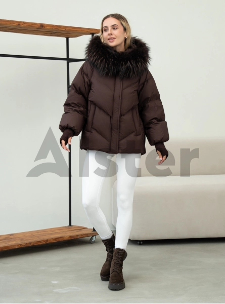 Жіночий пуховик з хутром Snow Ow 25A208