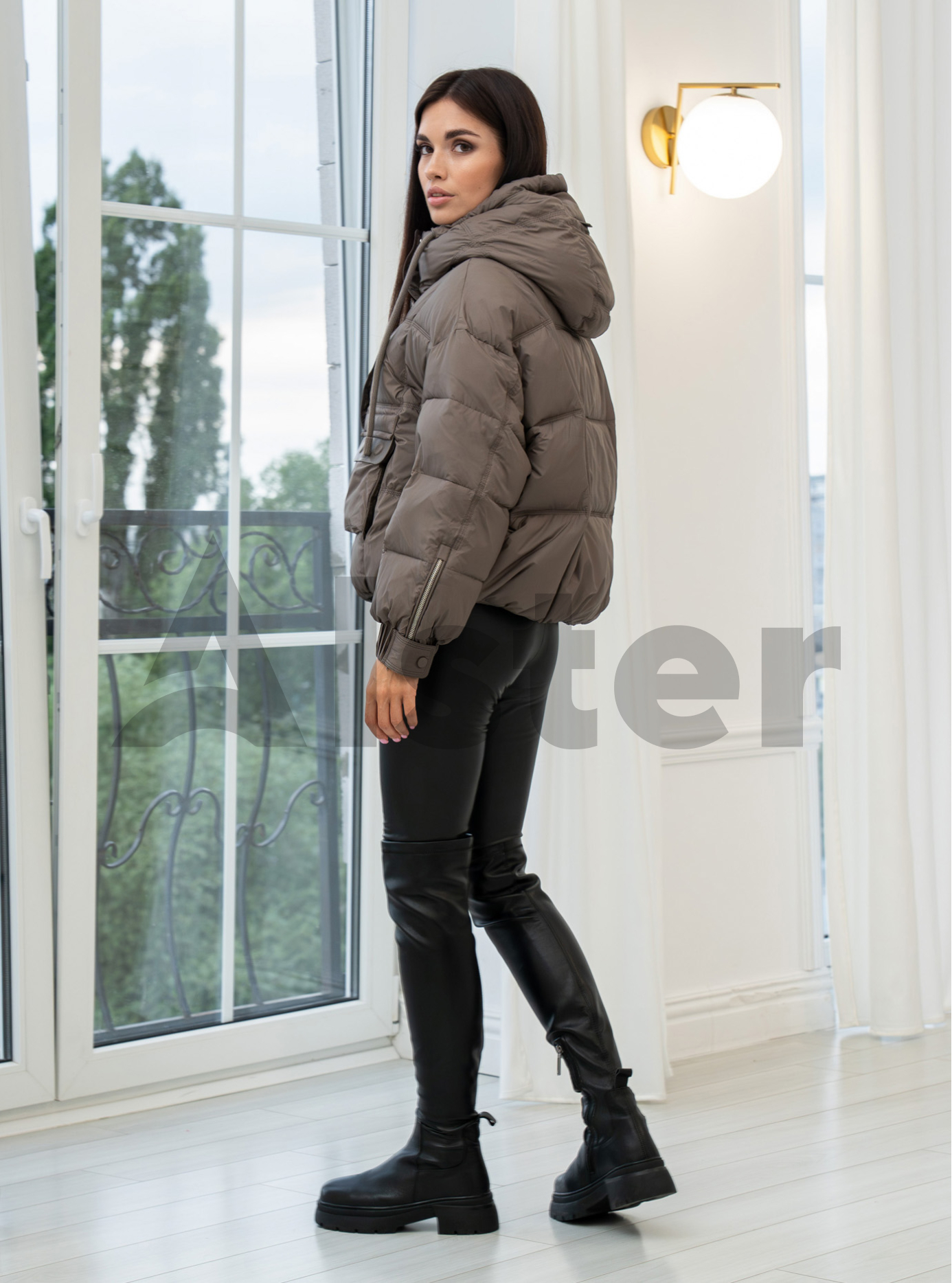 Зимняя женская куртка Symonder 6033 Тёмно-серый L (25SYR6033-13): фото - Alster.ua