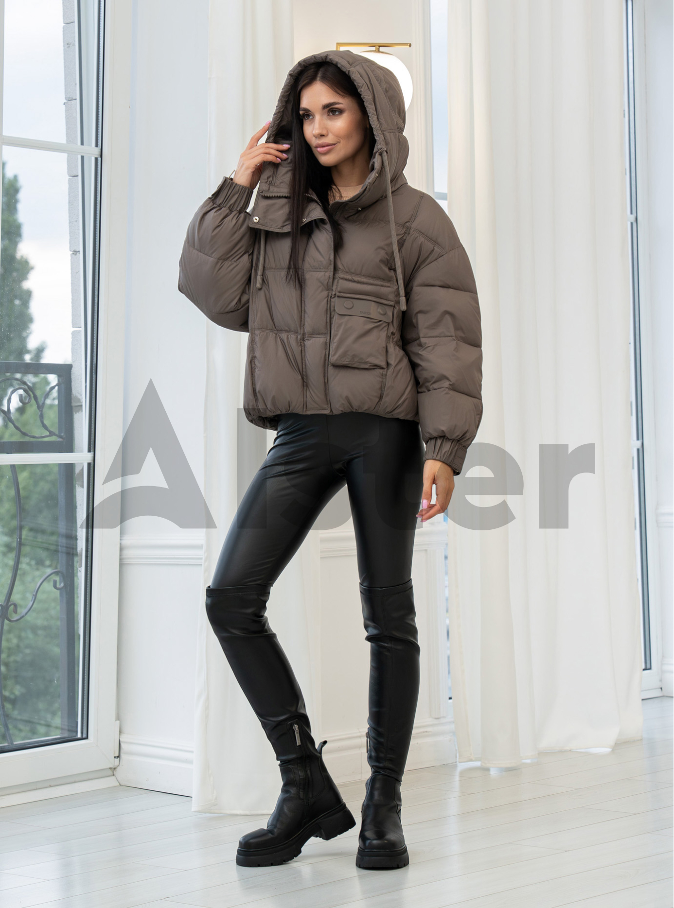 Зимняя женская куртка Symonder 6033 Тёмно-серый L (25SYR6033-13): фото - Alster.ua