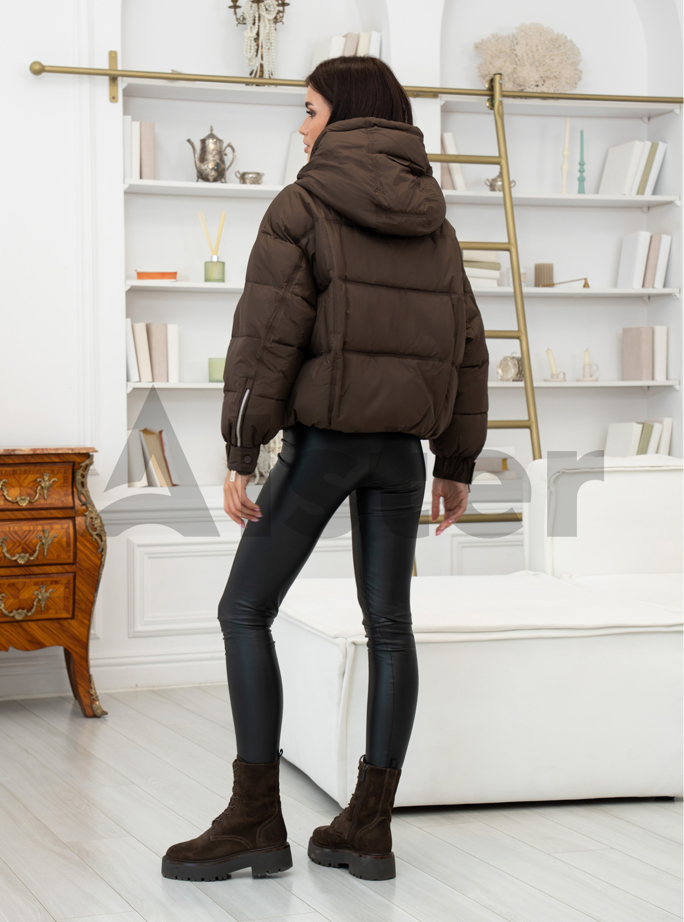 Зимняя женская куртка Symonder 6033 Шоколадный 2XL (25SYR6033-05): фото - Alster.ua