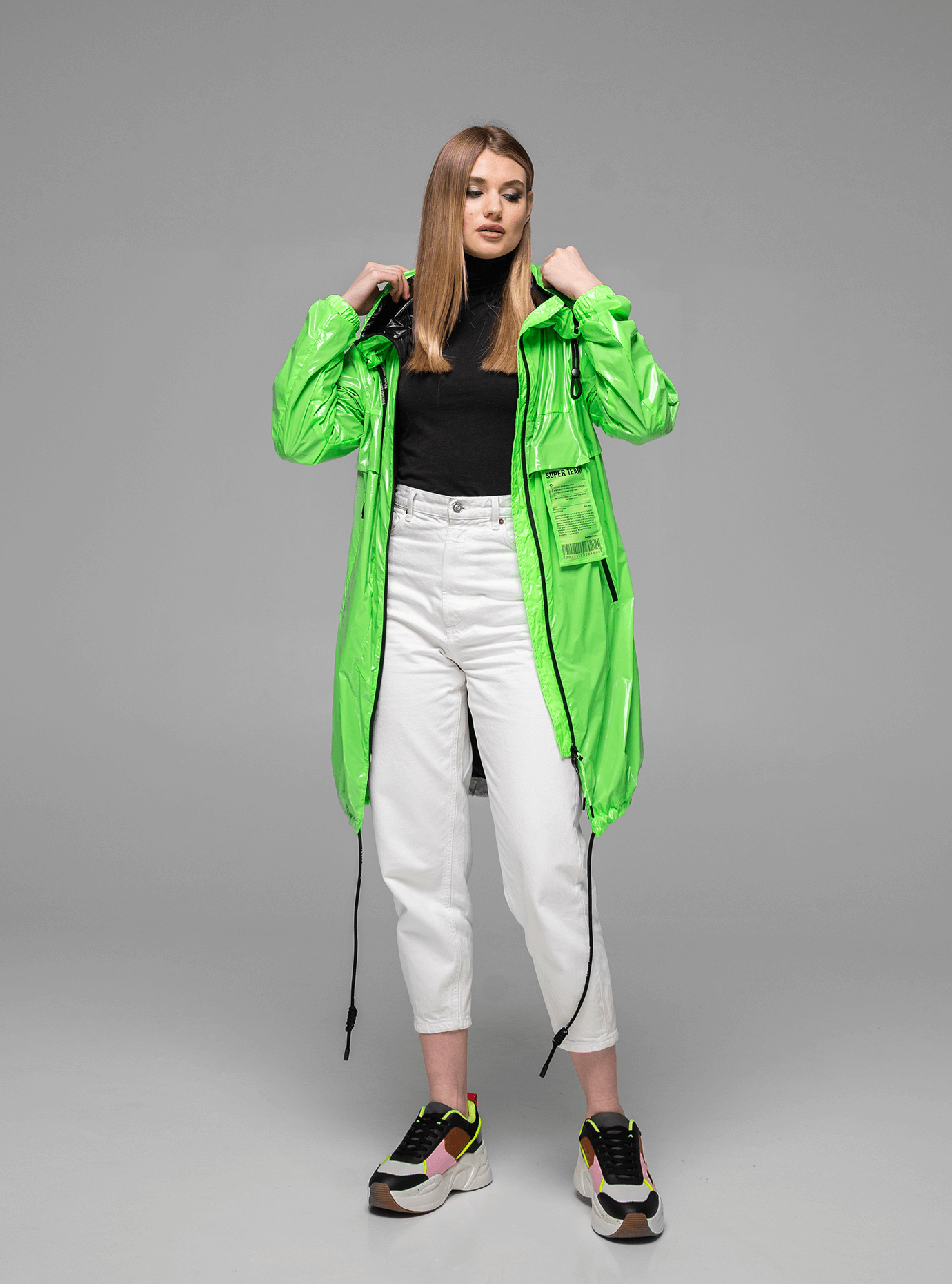 Куртка женская демисезонная яркая Зелёный 2XL (05-T19071): фото - Alster.ua Куртка женская демисезонная яркая Зелёный 2XL (05-T19071): фото - Alster.ua