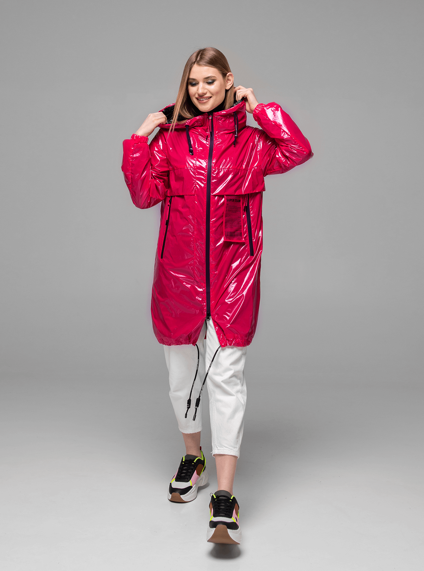 Куртка женская демисезонная яркая Малиновый 2XL (05-T19066): фото - Alster.ua Куртка женская демисезонная яркая Малиновый 2XL (05-T19066): фото - Alster.ua