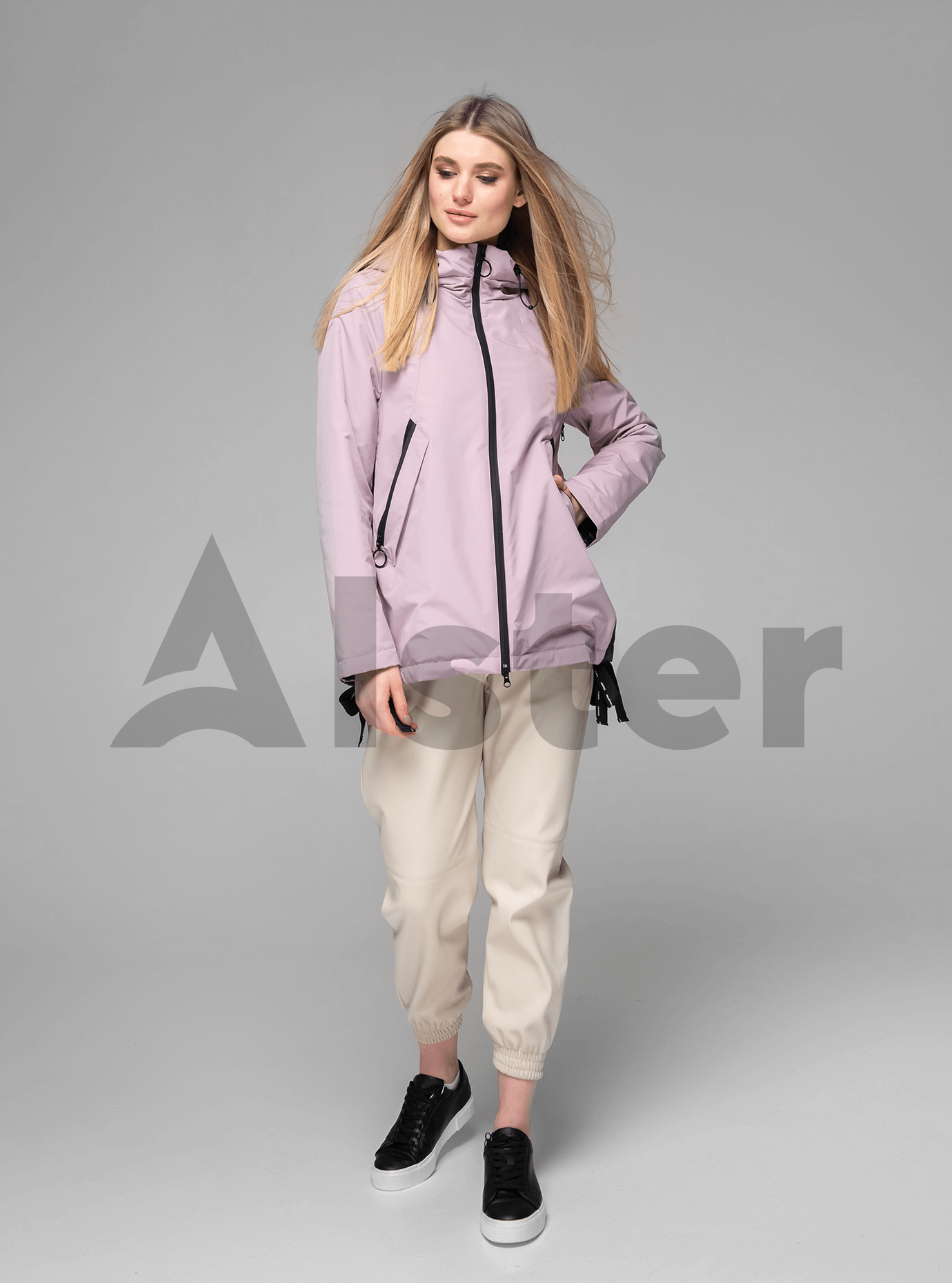 Куртка демисезонная женская со вставками Чёрный 2XL (05-T19040): фото - Alster.ua