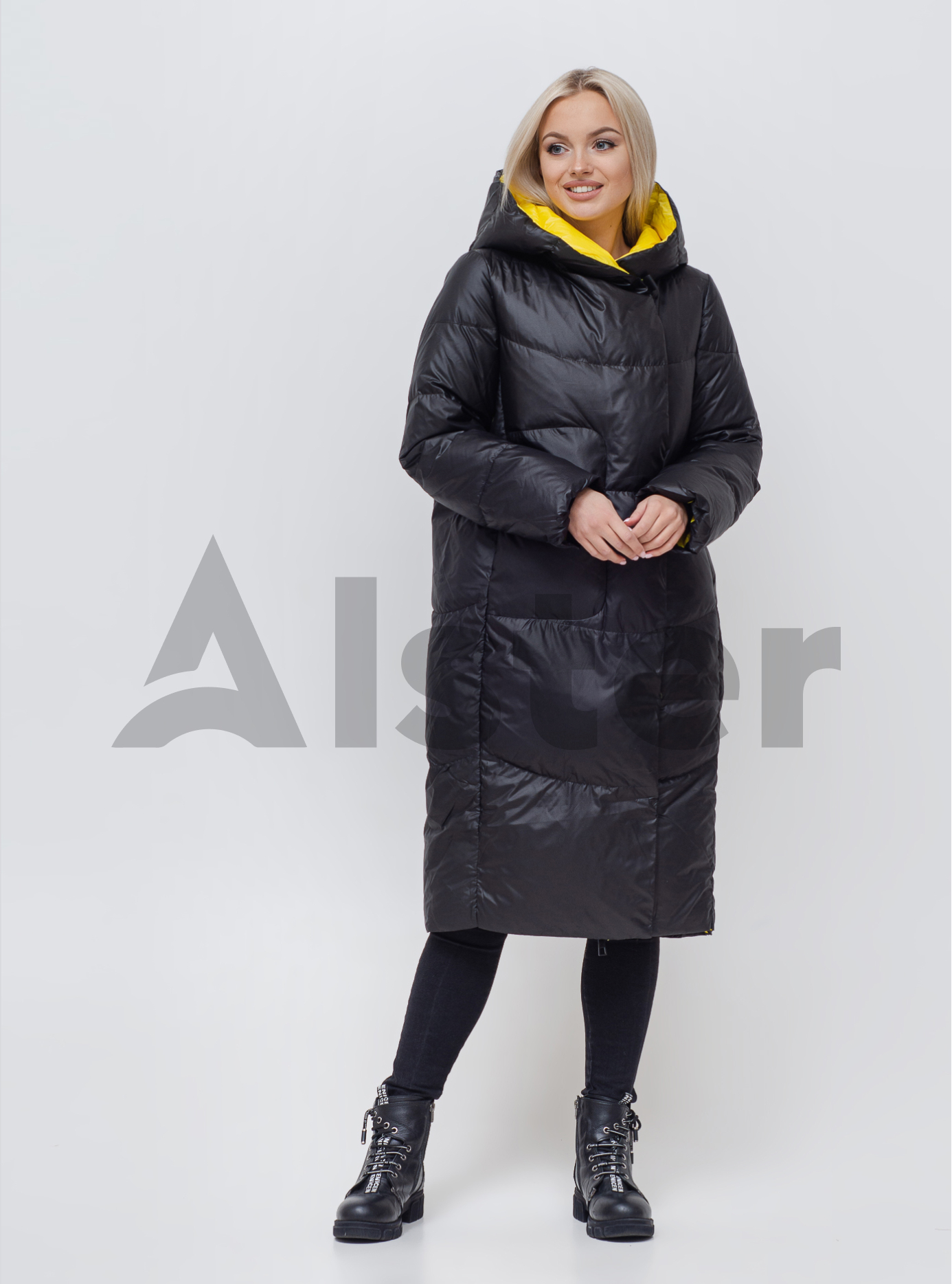 Пуховик женский натуральный Чёрный 2XL (05-SV201019): фото - Alster.ua