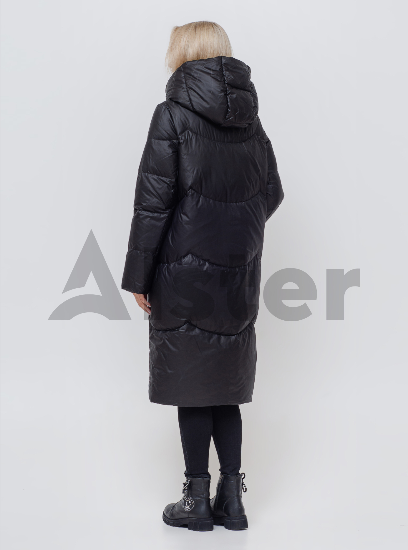 Пуховик женский натуральный Чёрный M (05-SV201016): фото - Alster.ua