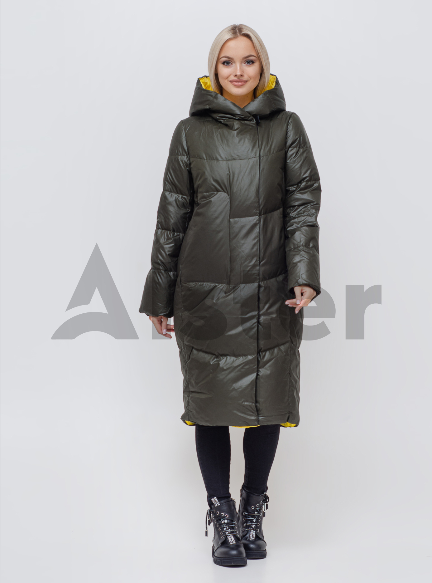 Пуховик женский натуральный Хаки 2XL (05-SV201014): фото - Alster.ua Пуховик женский натуральный Хаки 2XL (05-SV201014): фото - Alster.ua