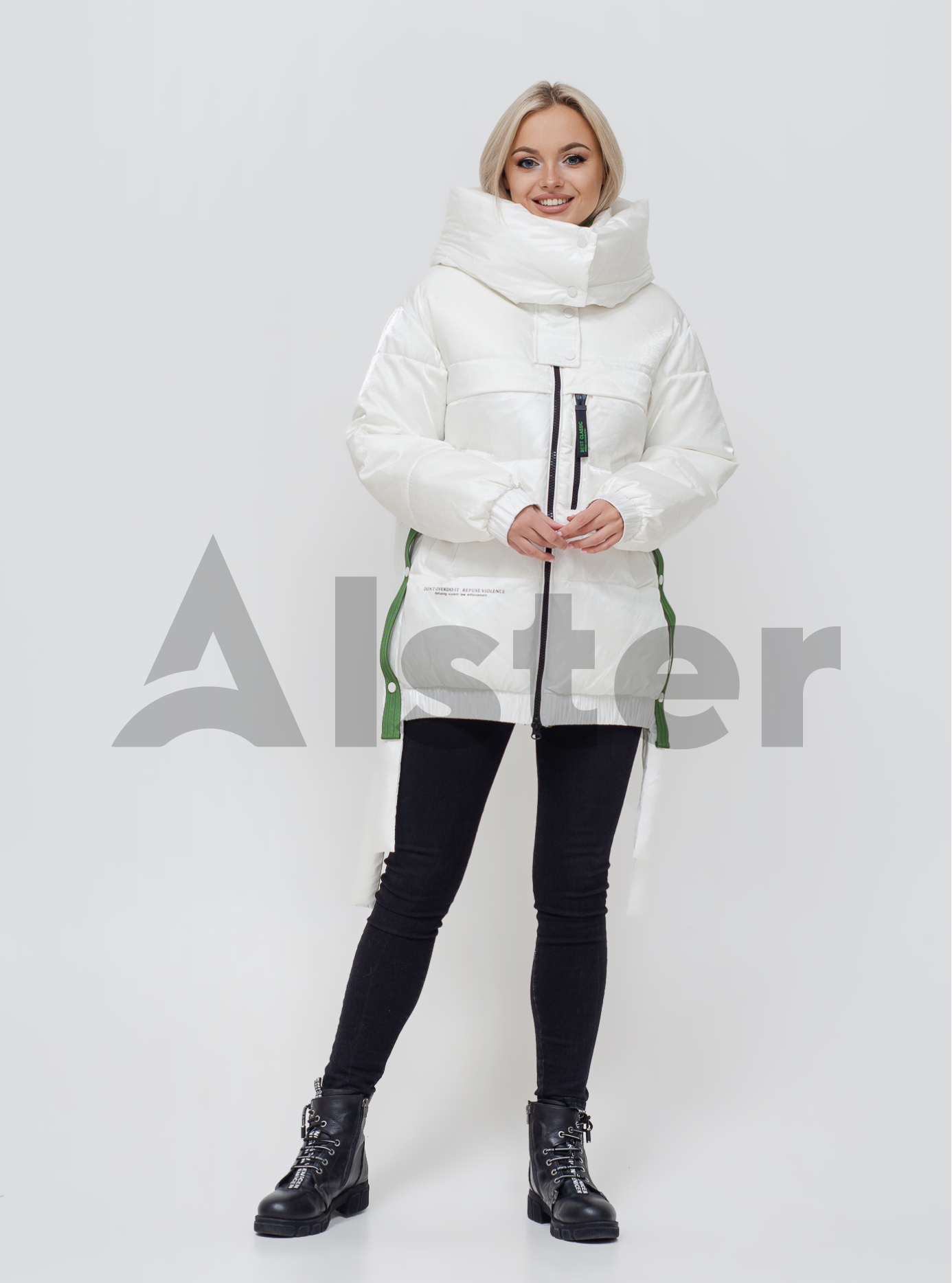 Куртка женская со съемным капюшоном Белый S (06-KL201165): фото - Alster.ua