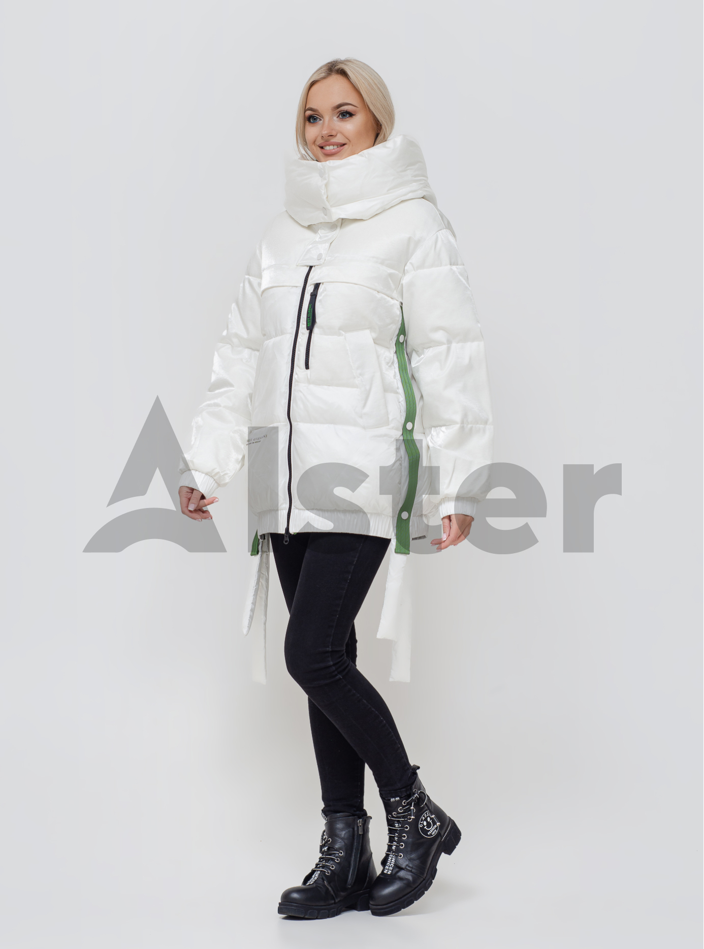 Куртка женская со съемным капюшоном Белый S (06-KL201165): фото - Alster.ua
