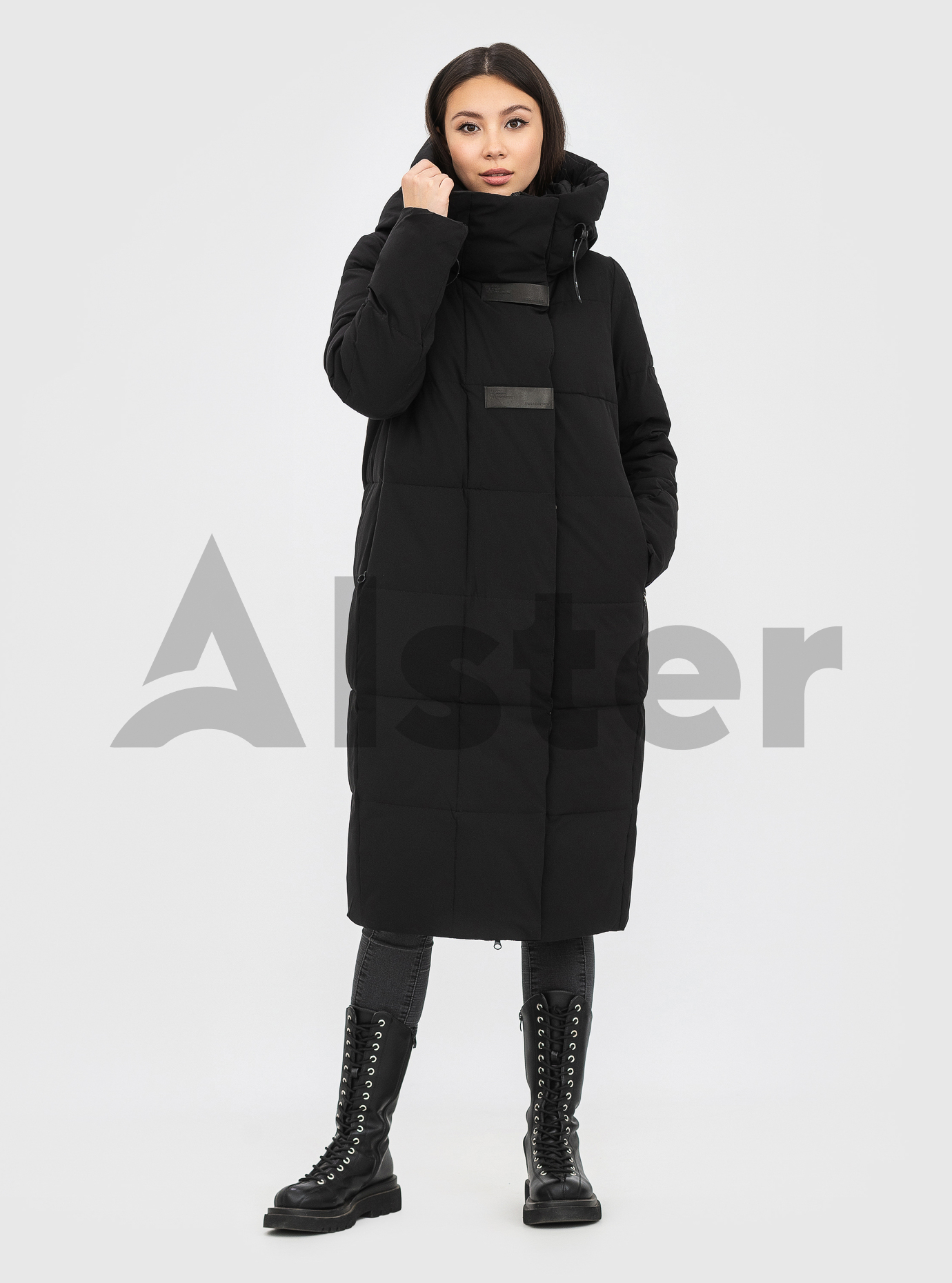 Длинный пуховик TOWMY Чёрный XL (TWM3999-04): фото - Alster.ua