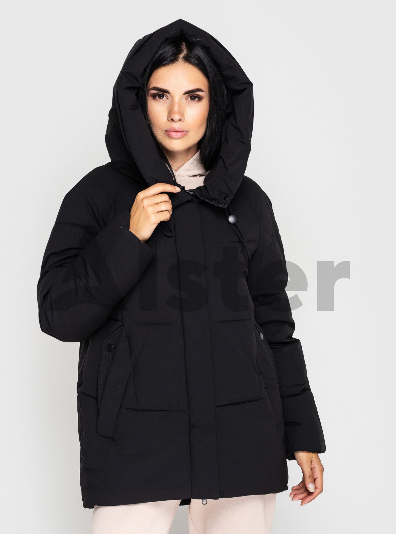 Короткая женская зимняя куртка Towmy 2110 Чёрный 2XL (TWM2110-05): фото - Alster.ua