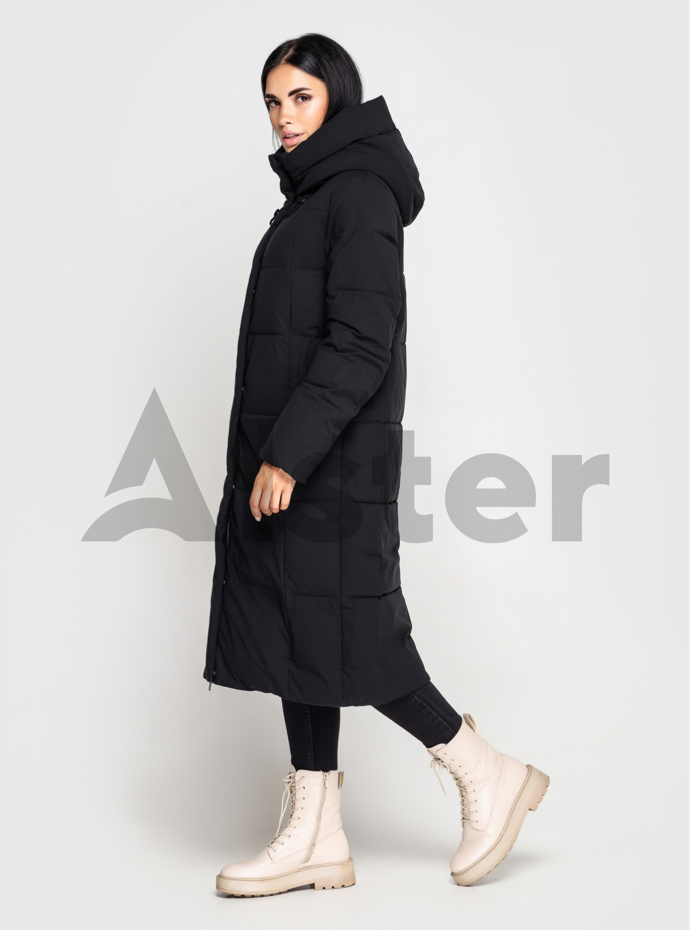 Длинная женская зимняя куртка Towmy 2226 Чёрный 2XL (TWM2226-05): фото - Alster.ua