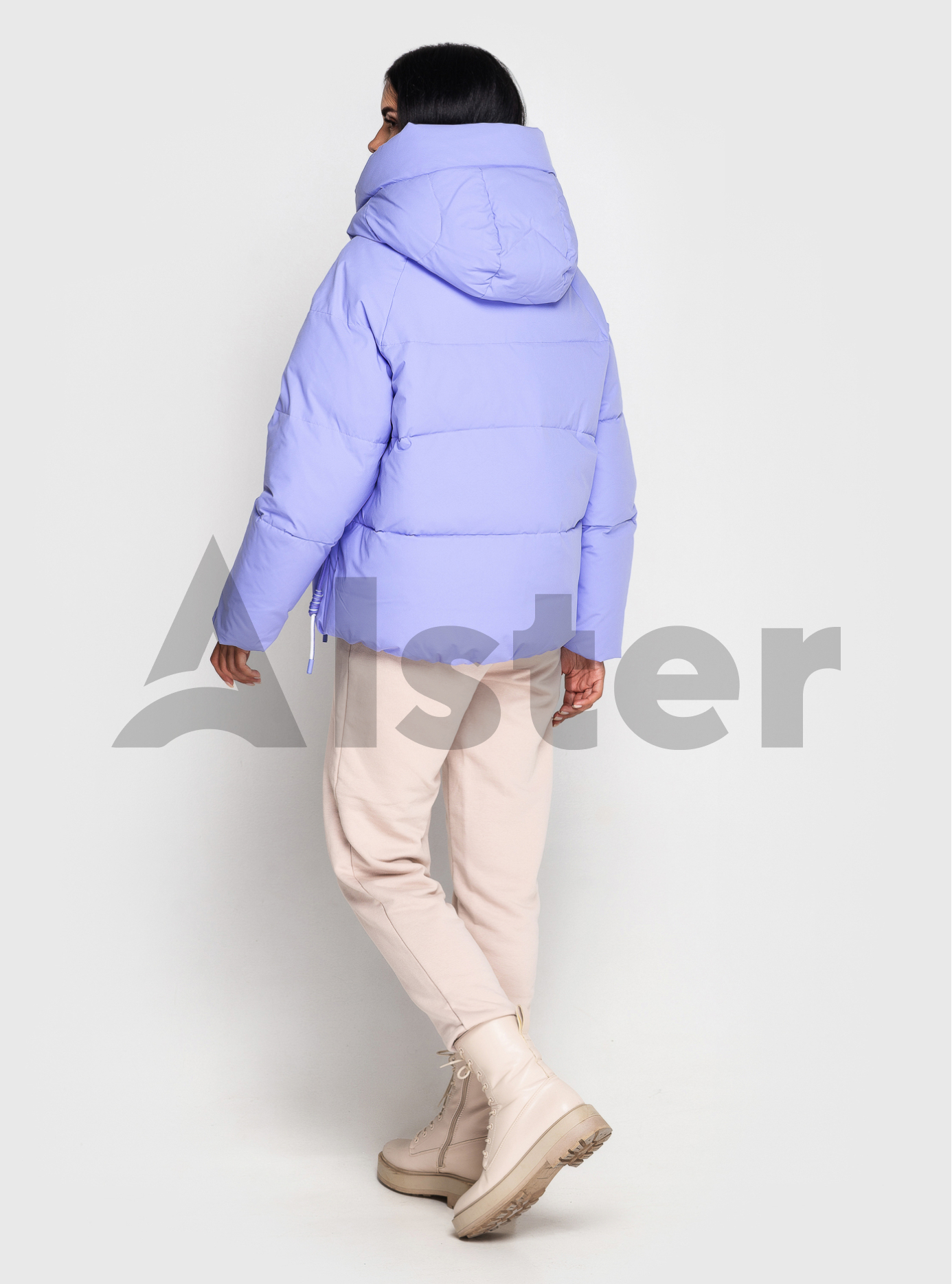 Короткая женская зимняя куртка Towmy 017 Лаванда L (TWM017-09): фото - Alster.ua