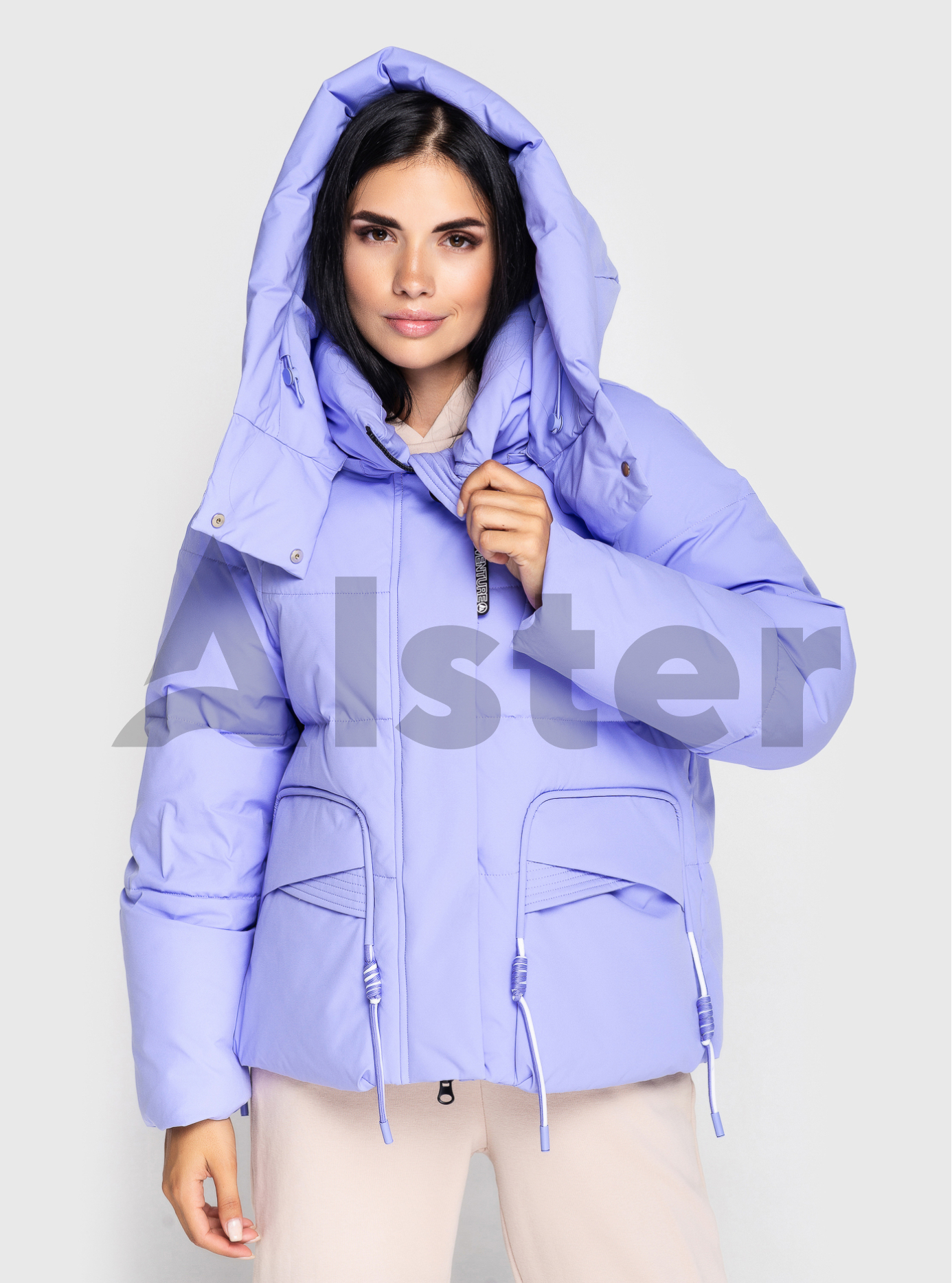 Короткая женская зимняя куртка Towmy 017 Лаванда L (TWM017-09): фото - Alster.ua